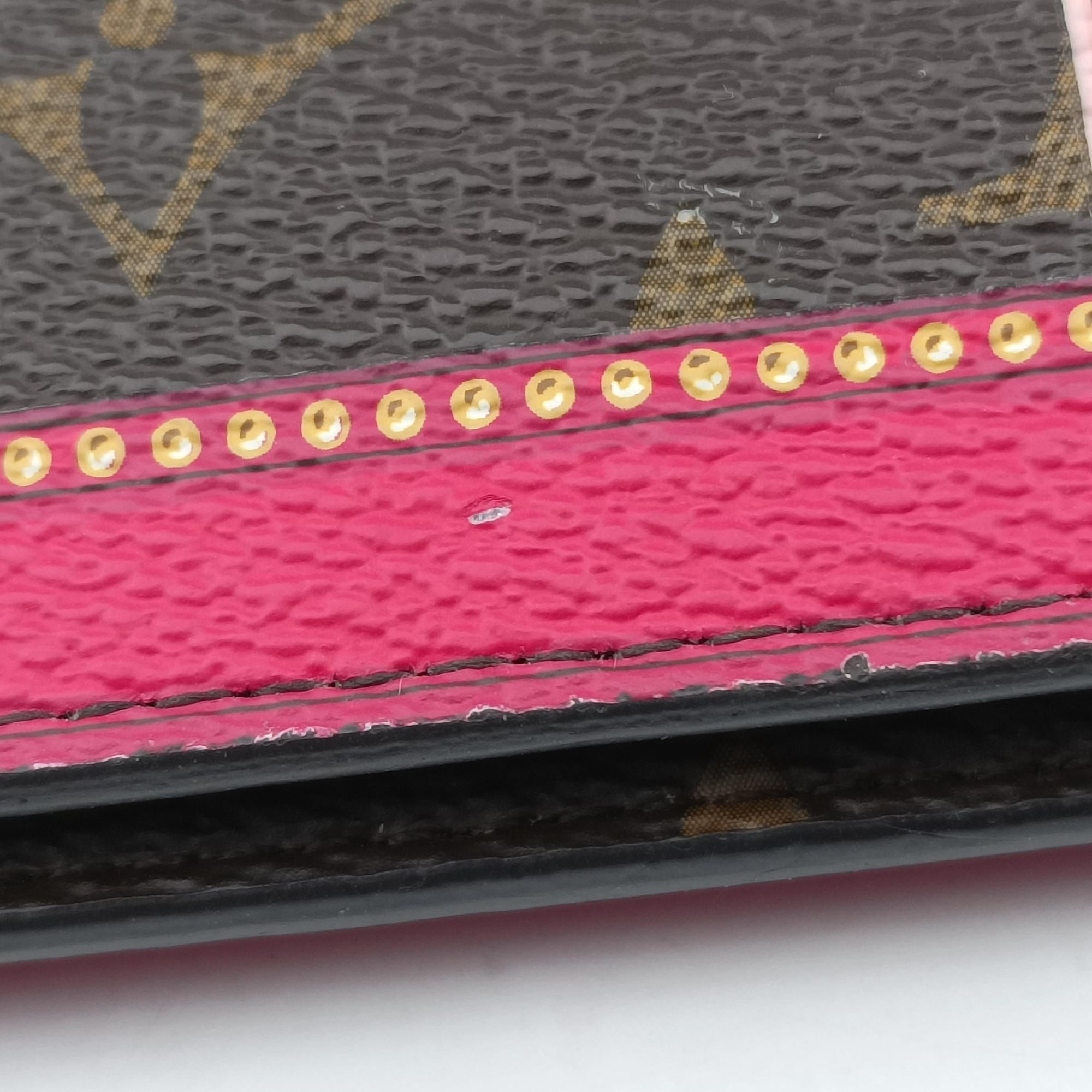 Pochette Weekend brown×Fuchsia Pink Monogram Canvas M62456 UB1188ポシェット ウィークエンド モノグラム/ブラウン×フューシャピンク モノグラムキャンバス M62456 UB1188