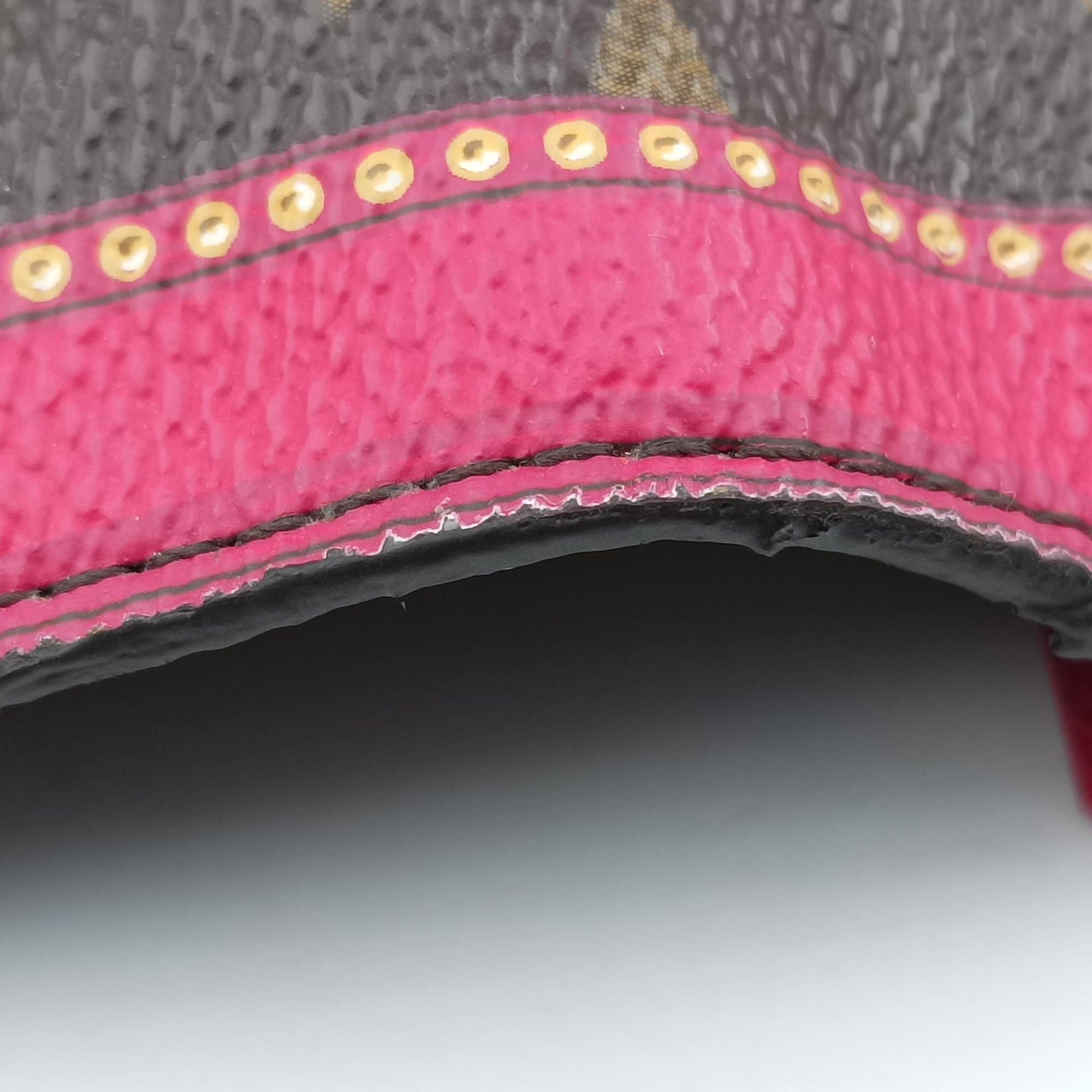 Pochette Weekend brown×Fuchsia Pink Monogram Canvas M62456 UB1188ポシェット ウィークエンド モノグラム/ブラウン×フューシャピンク モノグラムキャンバス M62456 UB1188