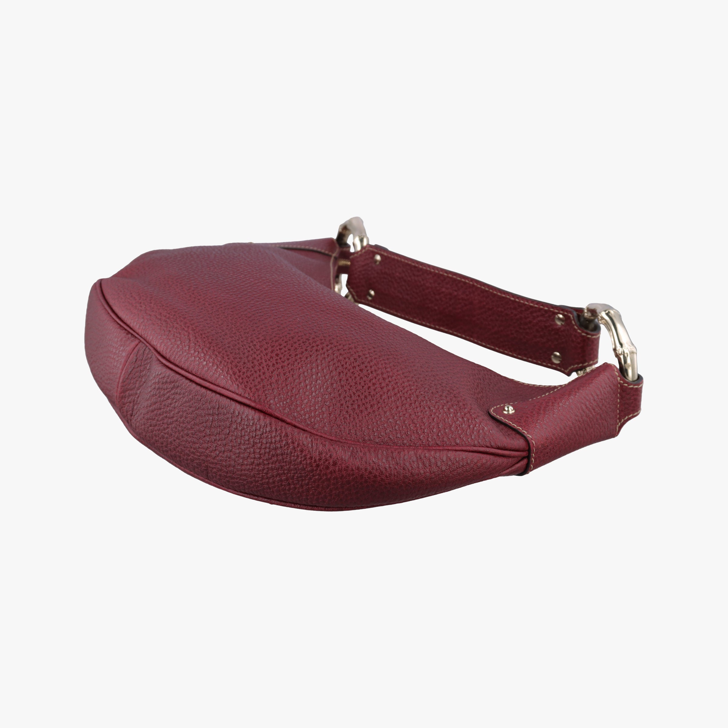 Bamboo Ring Hobo Bordeaux Leather 211519 D6916675バンブーリングホーボー ボルドー レザー 211519 D6916675