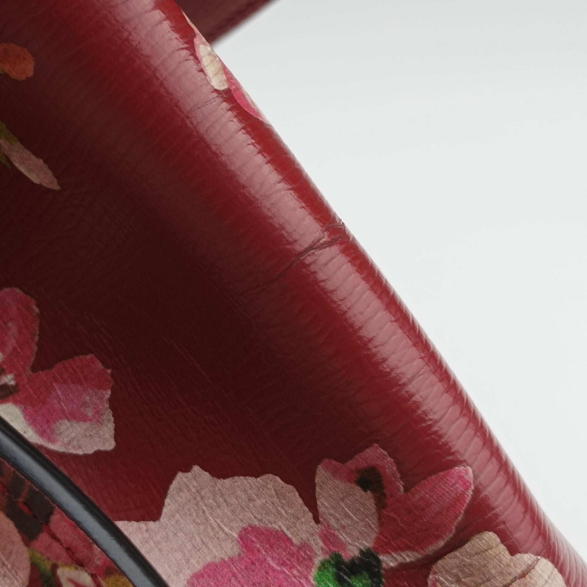 Bamboo Daily red×Multicolour Leather 370831 A018750289バンブーデイリー レッド×マルチ レザー 370831 A018750289