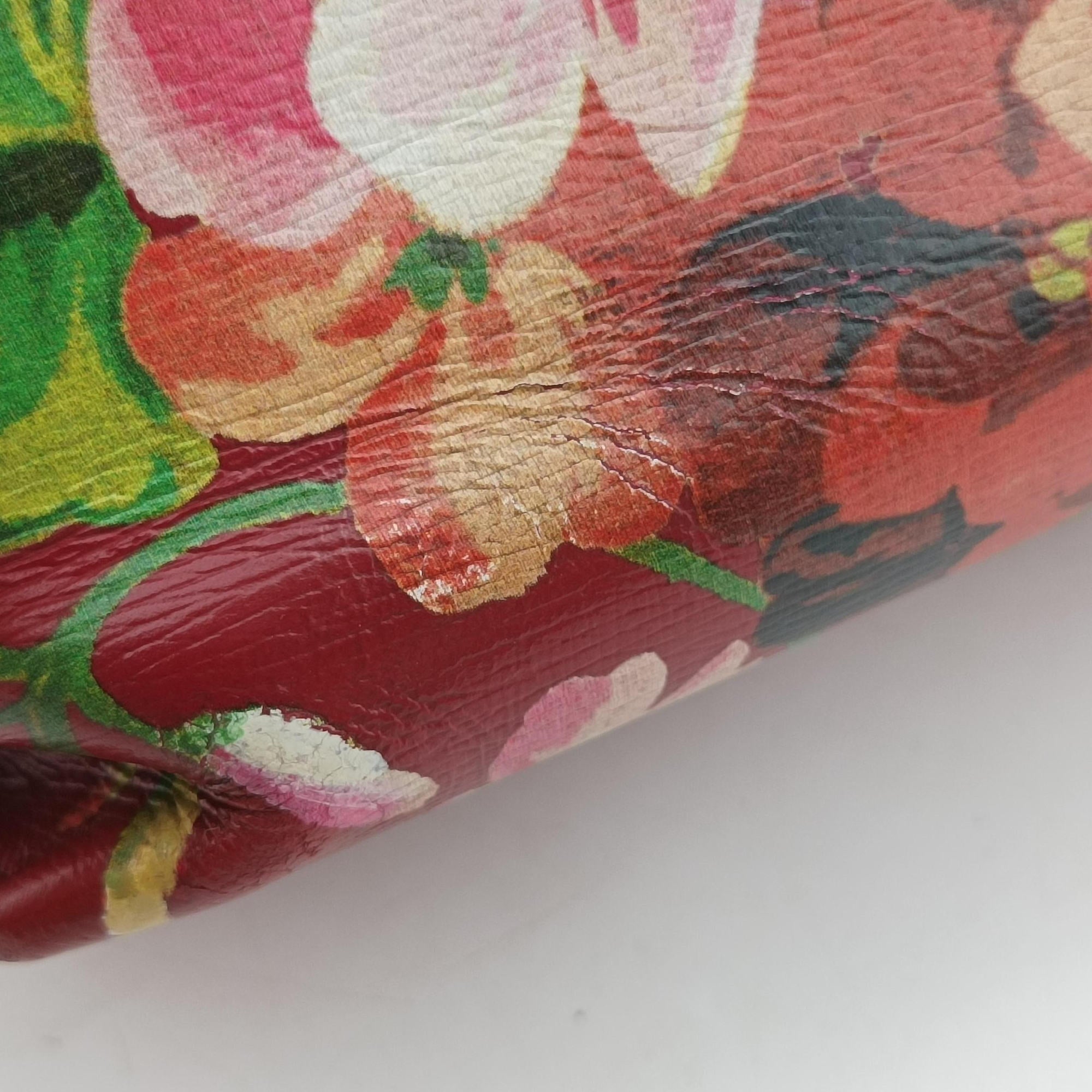 Bamboo Daily red×Multicolour Leather 370831 A018750289バンブーデイリー レッド×マルチ レザー 370831 A018750289