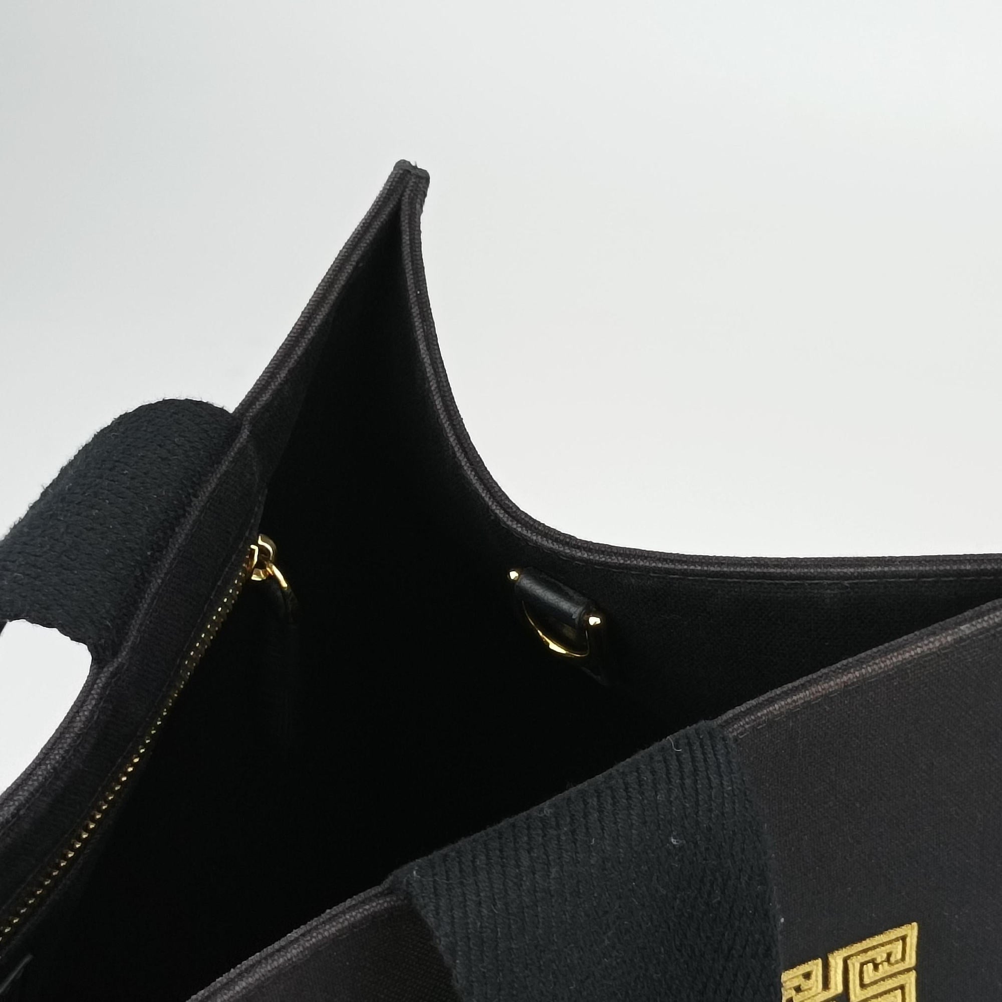 Fendace La Medusa Black×yellow canvas 8BH395 8BH395-AJIA-228-3262サンシャイン ブラック×イエロー キャンバス 8BH395 8BH395-AJIA-228-3262