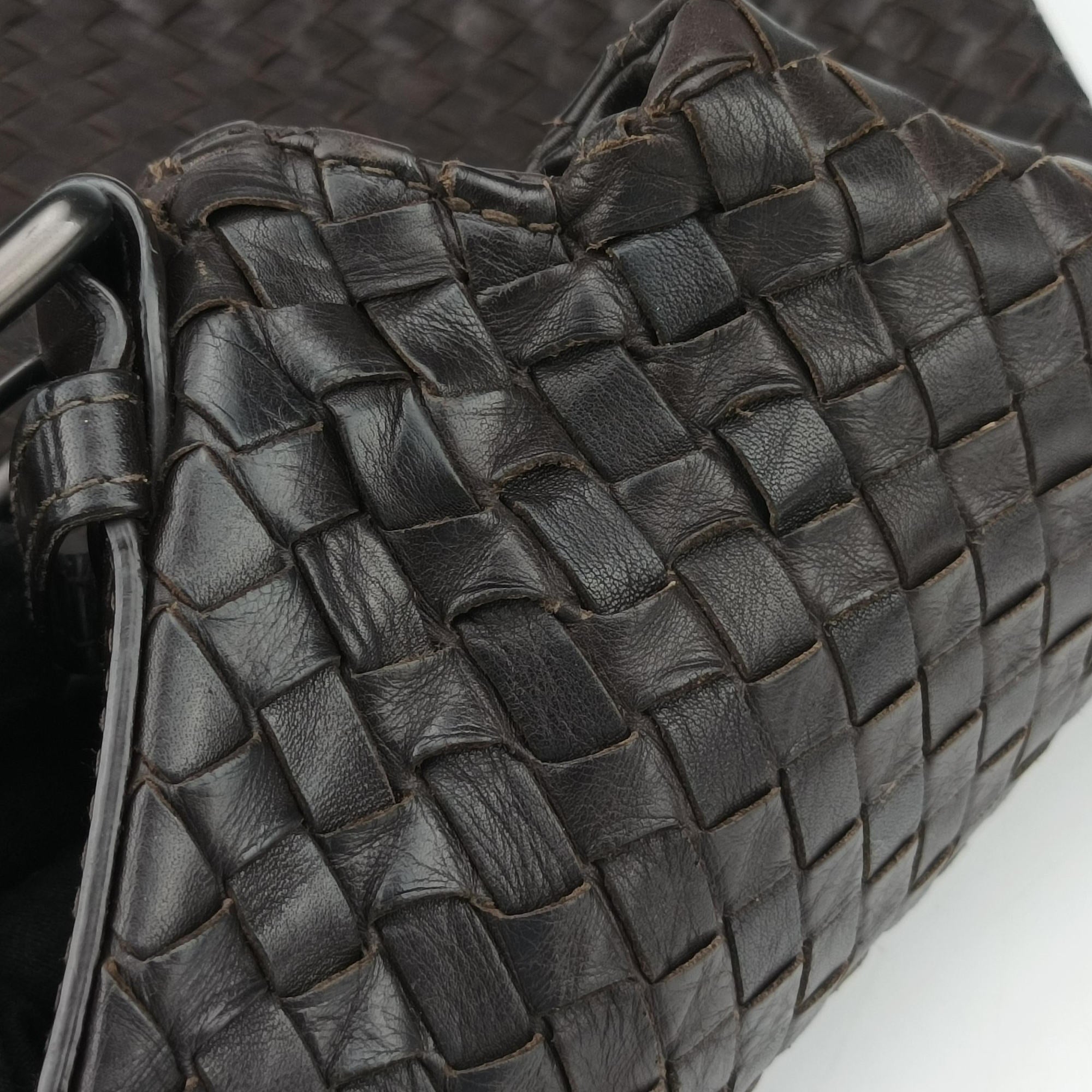 Intrecciato Brown lambskin 161314 VQ131 1301 EPEV 2010 10025 Aイントレチャート ブラウン ラムスキン 161314 VQ131 1301 EPEV 2010 10025 A