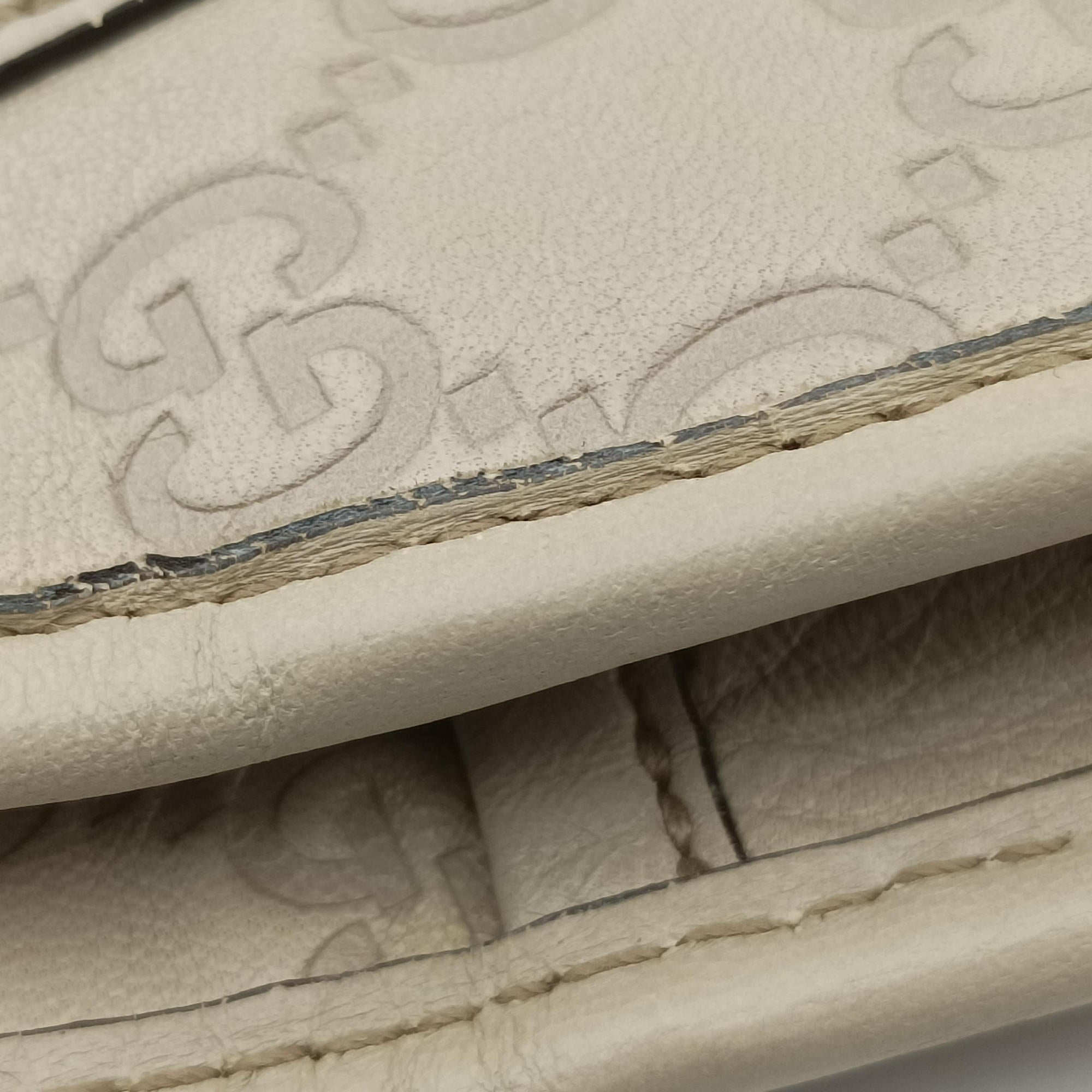 New Jackie White Leather 203494 G2679684ニュージャッキー ホワイト レザー 203494 G2679684