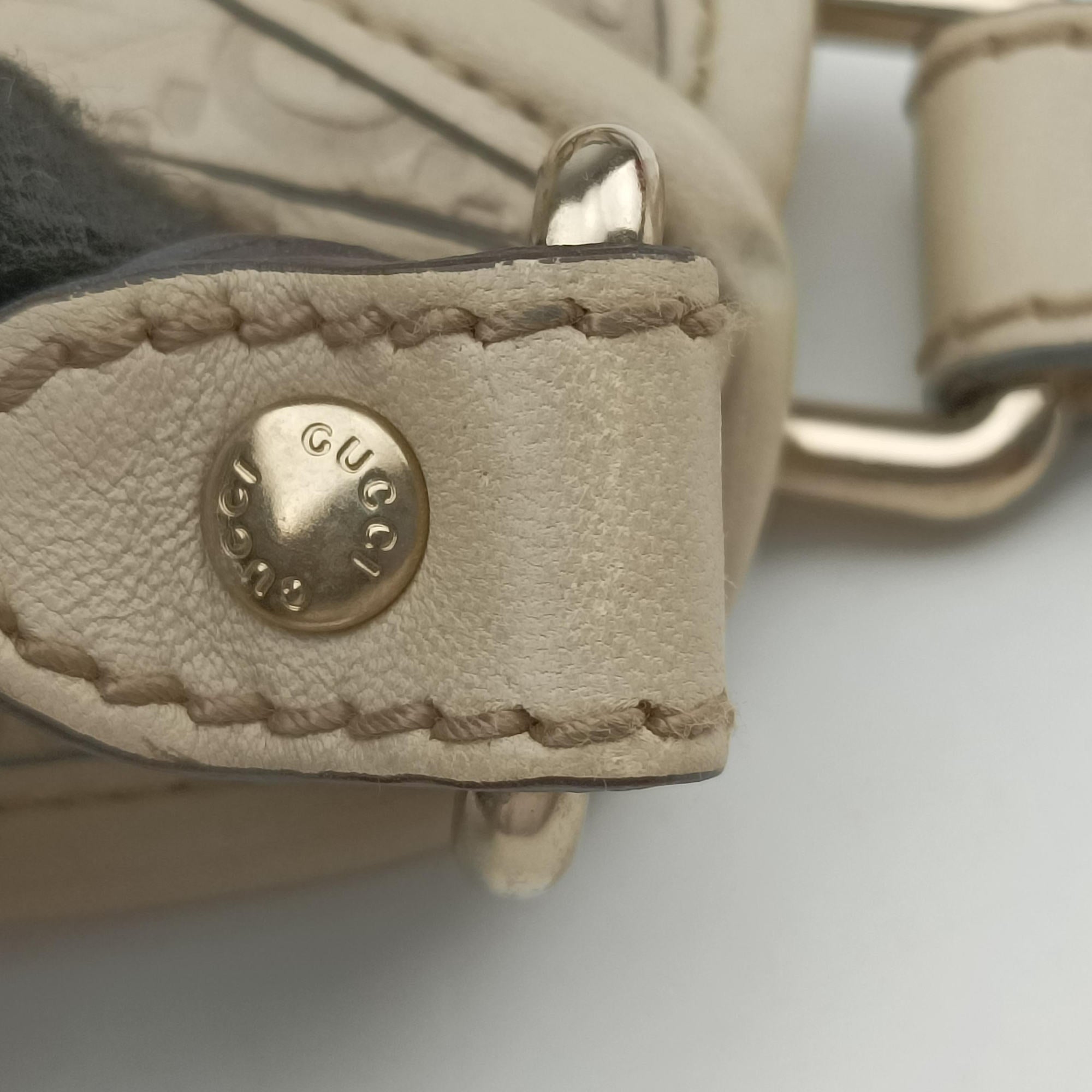 New Jackie White Leather 203494 G2679684ニュージャッキー ホワイト レザー 203494 G2679684