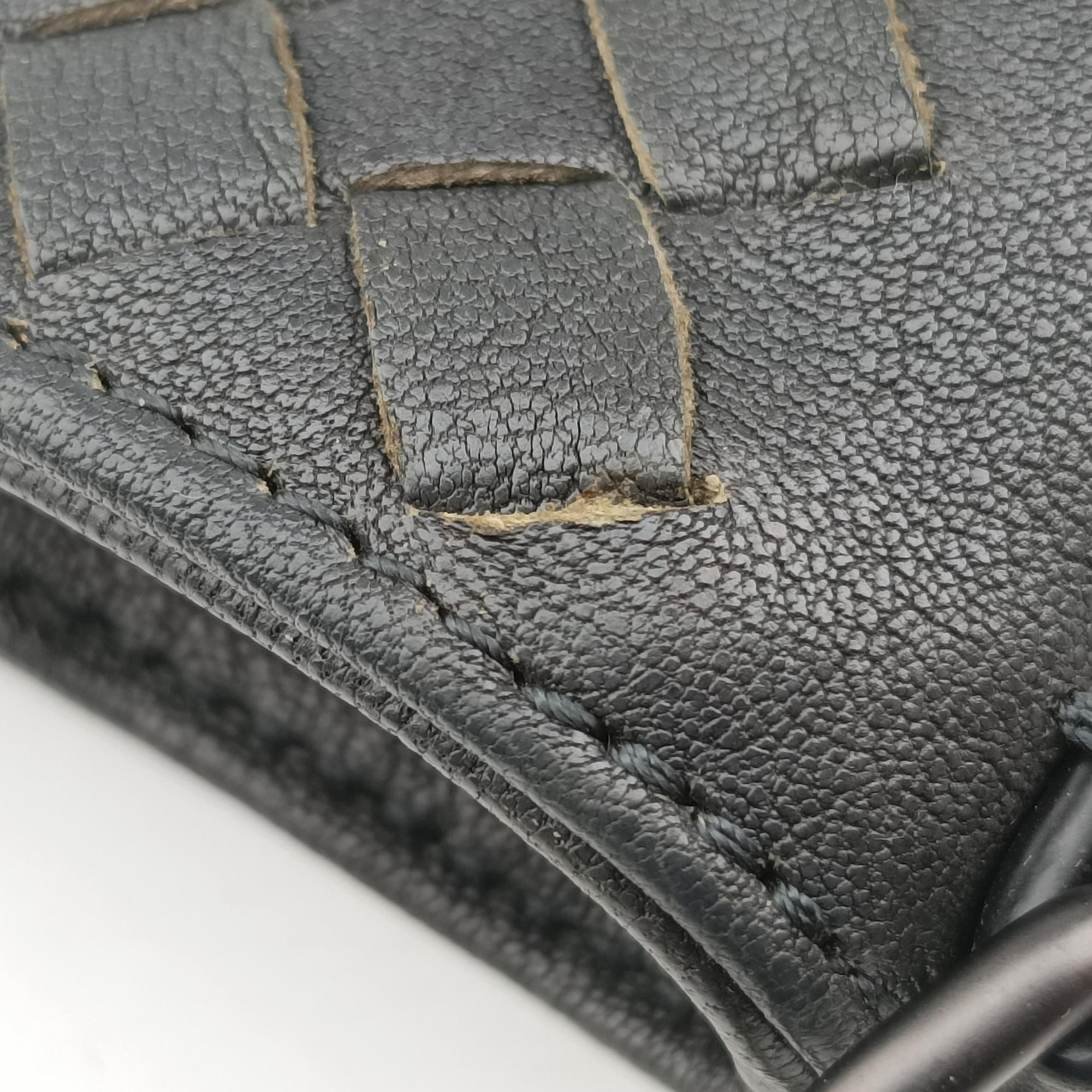 Intrecciato Gray × Brown × Pink lambskin B05420219Xイントレチャート グレー × ブラウン × ピンク ラムスキン B05420219X