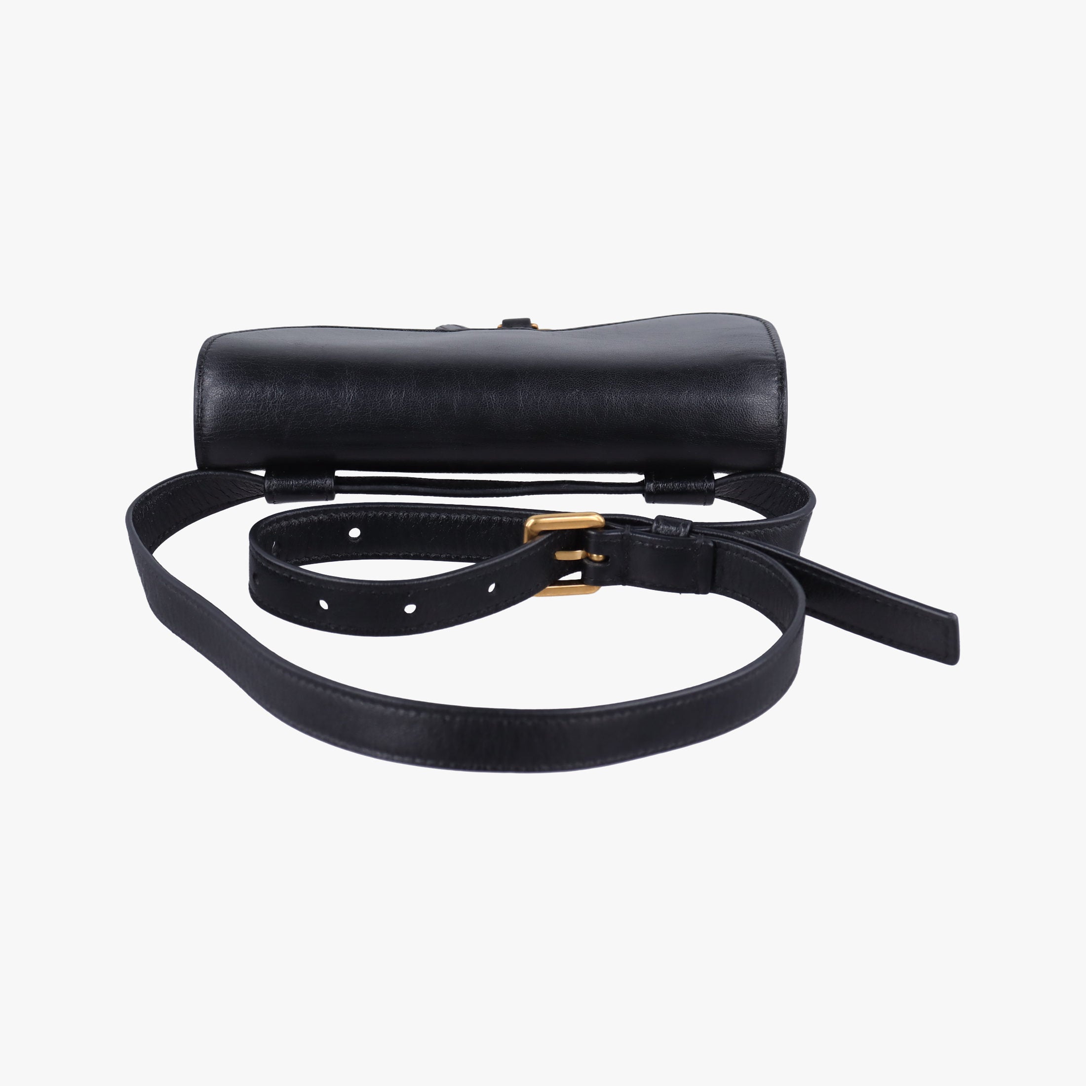 Saddle Black Leather 08-BO-1109サドルバッグ ブラック レザー 08-BO-1109