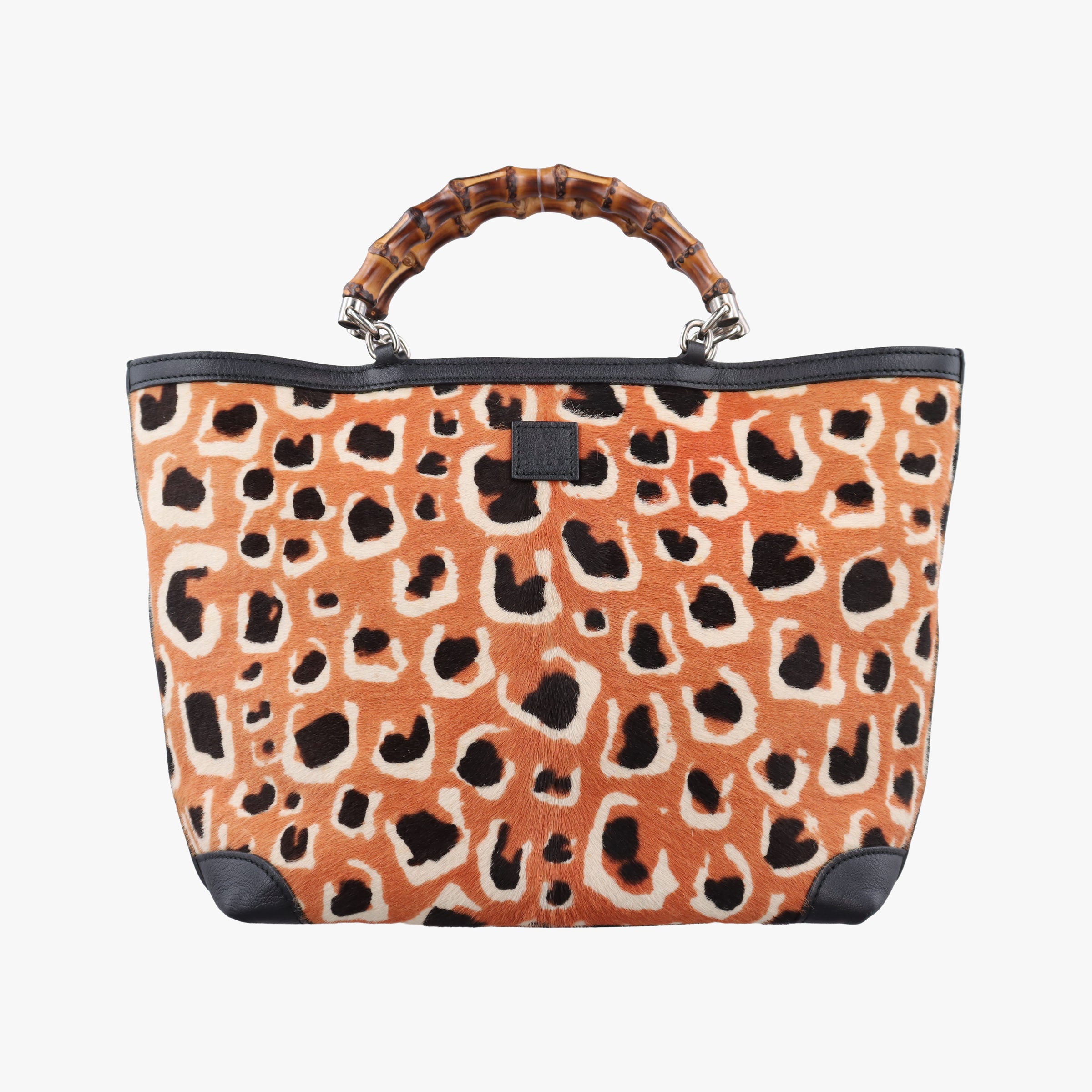 Bamboo Shopper Tote Leopard Leather 311175 I017361012バンブー ショッパー トート レオパード レザー 311175 I017361012