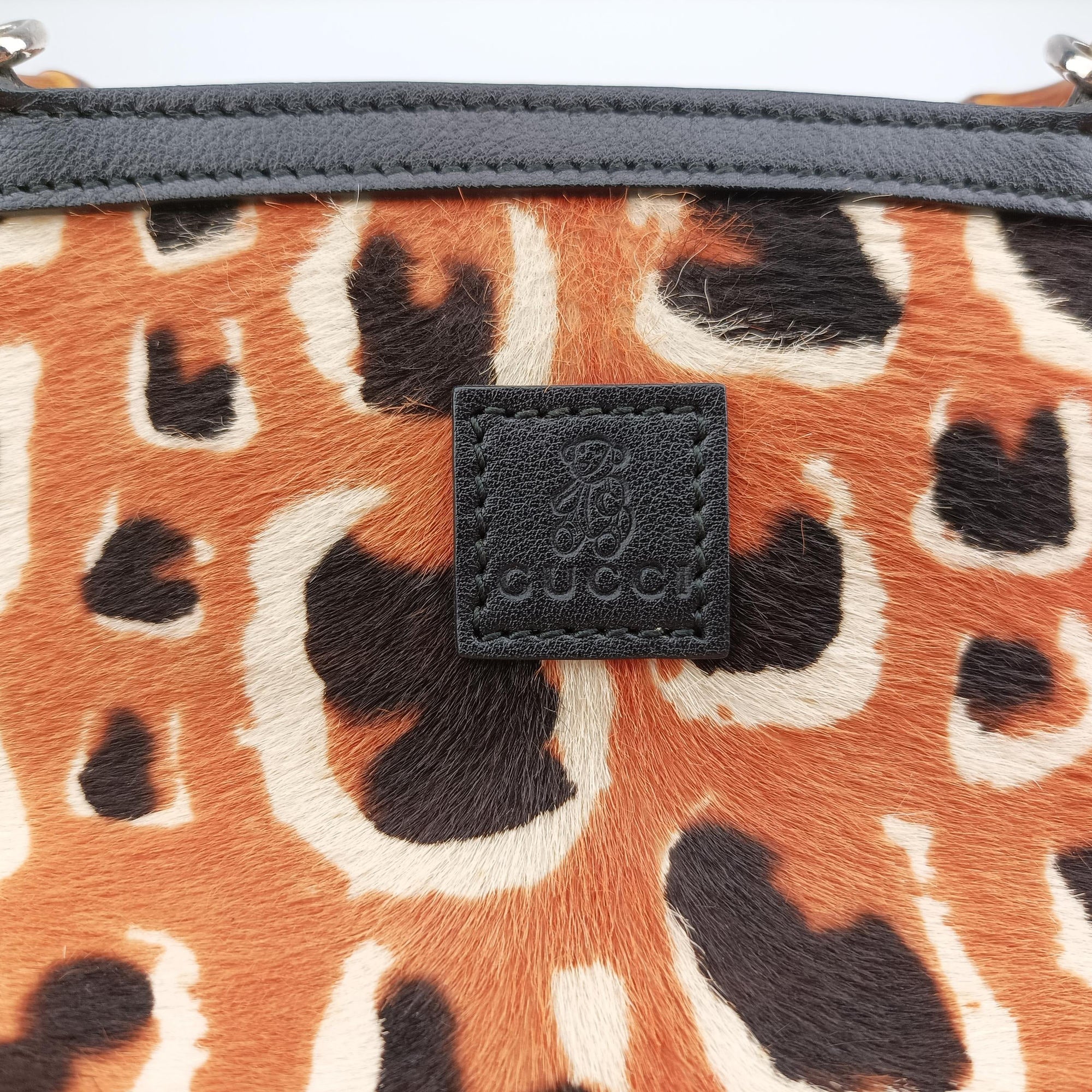 Bamboo Shopper Tote Leopard Leather 311175 I017361012バンブー ショッパー トート レオパード レザー 311175 I017361012