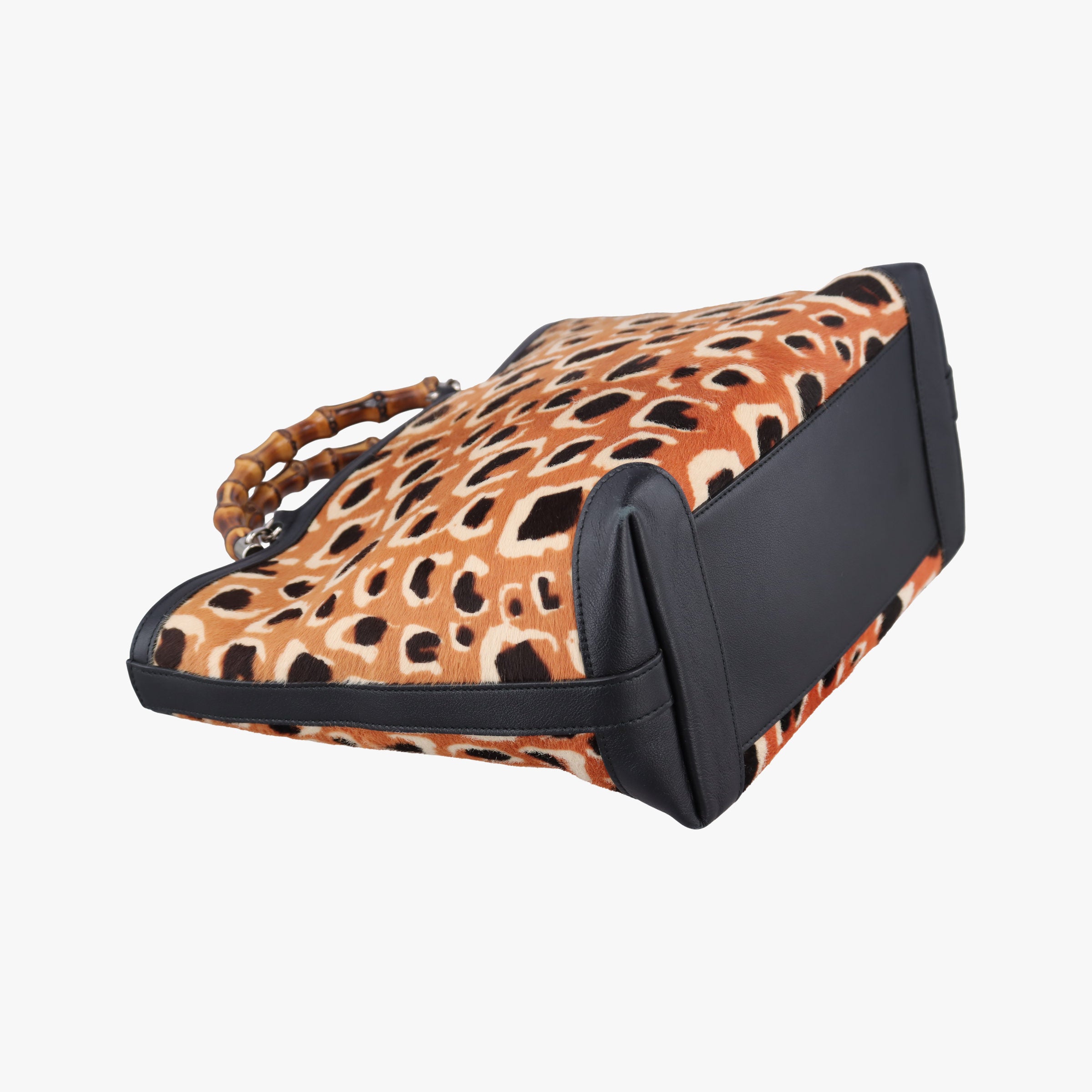 Bamboo Shopper Tote Leopard Leather 311175 I017361012バンブー ショッパー トート レオパード レザー 311175 I017361012