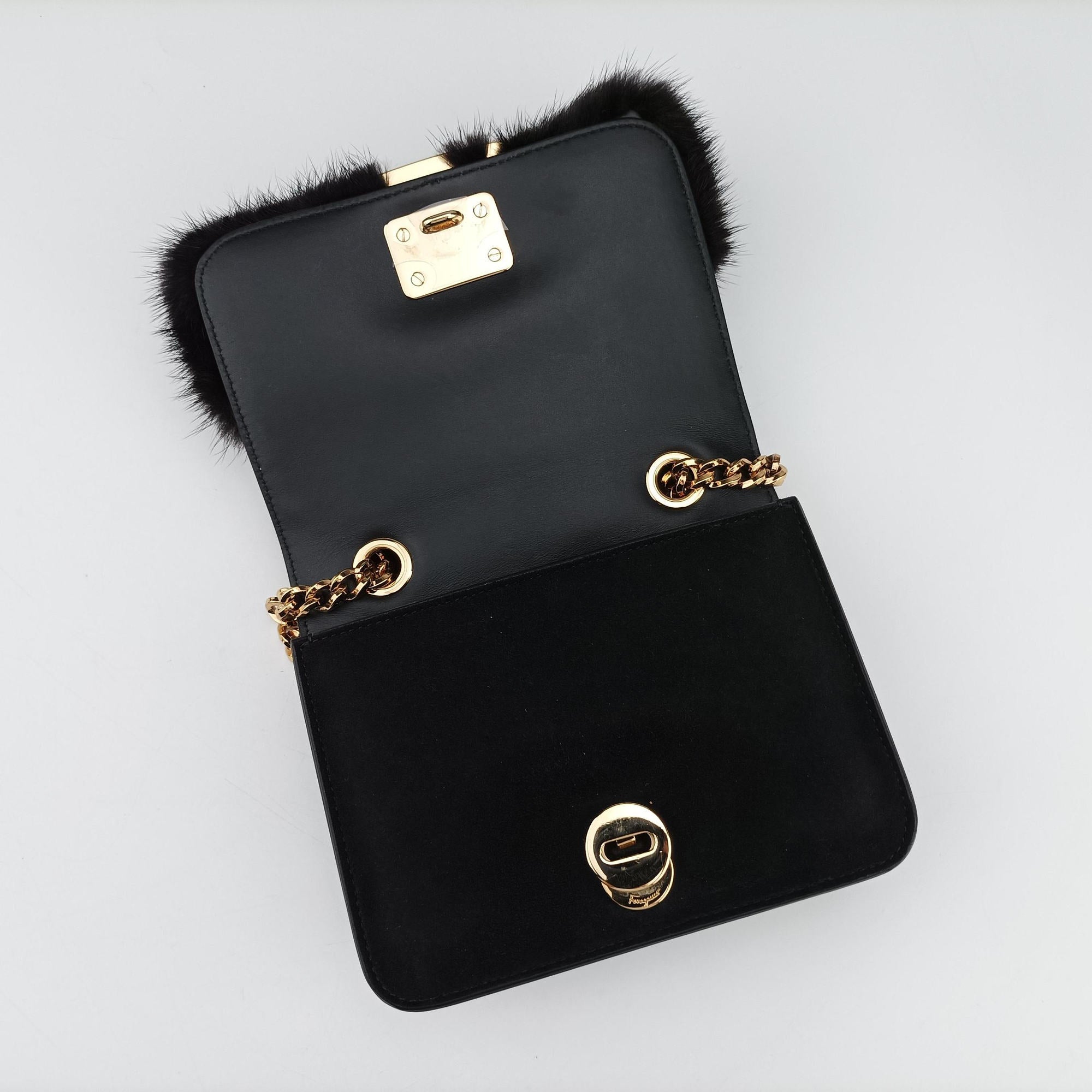 Vara Black Suede × Mink Fur FZ-21 H 309ヴァラ ブラック スエード × ミンクファー FZ-21 H 309