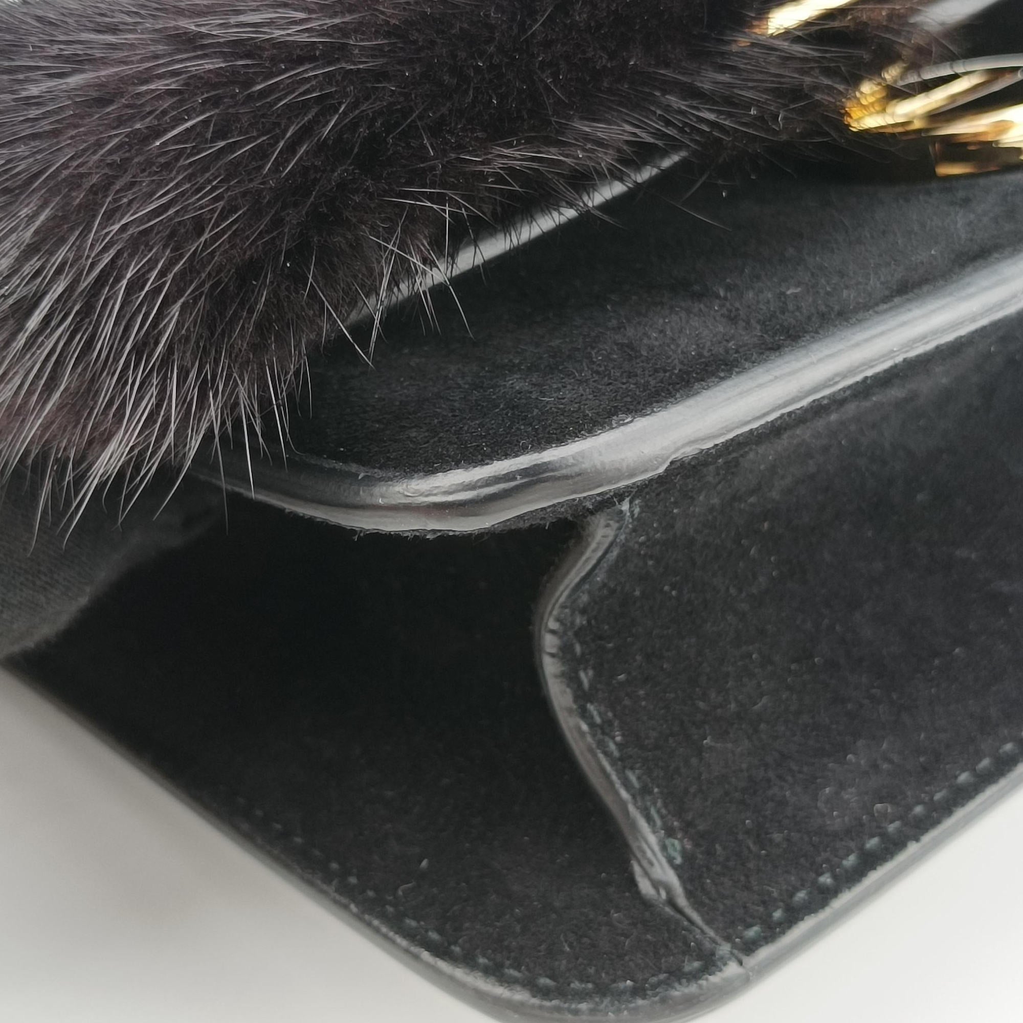 Vara Black Suede × Mink Fur FZ-21 H 309ヴァラ ブラック スエード × ミンクファー FZ-21 H 309