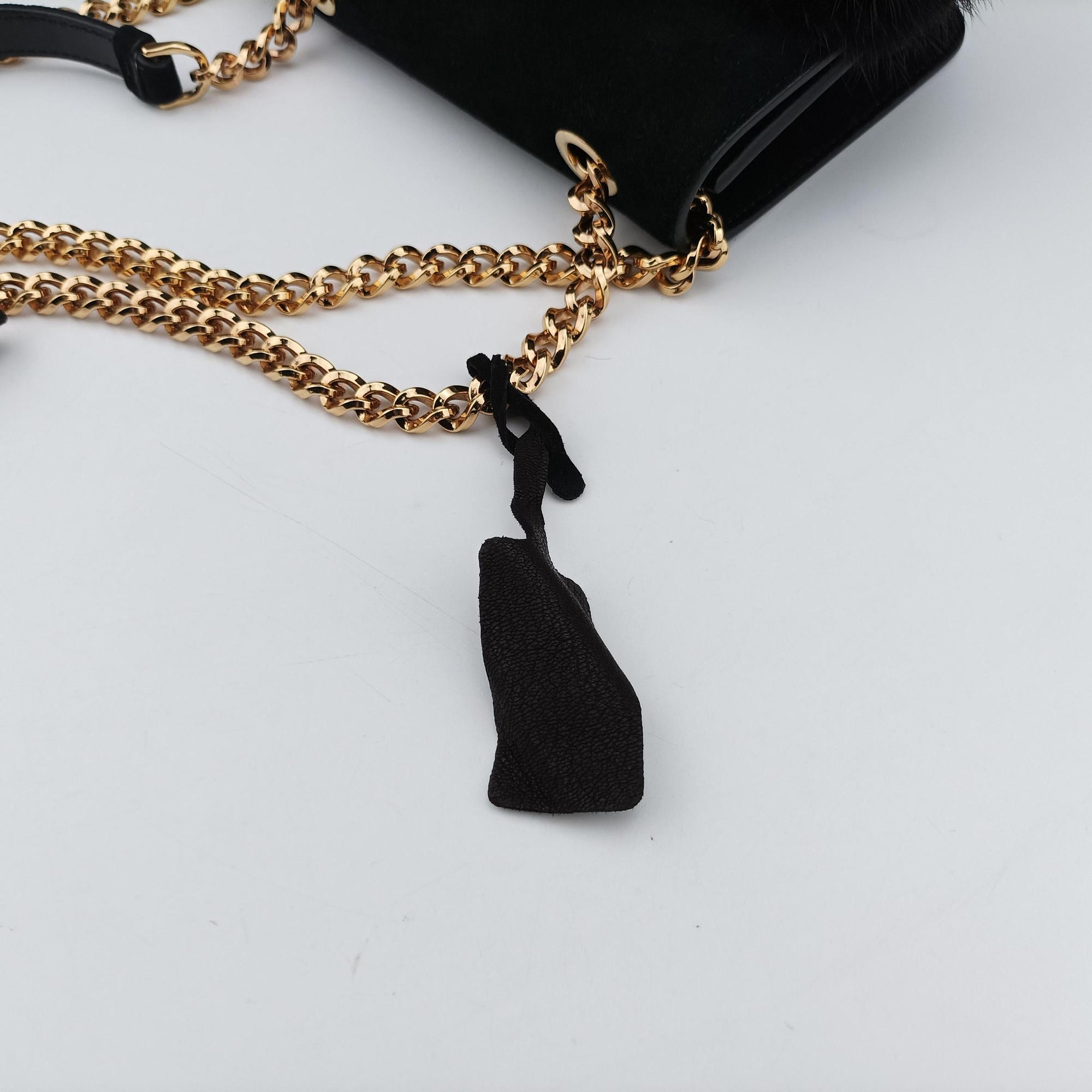 Vara Black Suede × Mink Fur FZ-21 H 309ヴァラ ブラック スエード × ミンクファー FZ-21 H 309