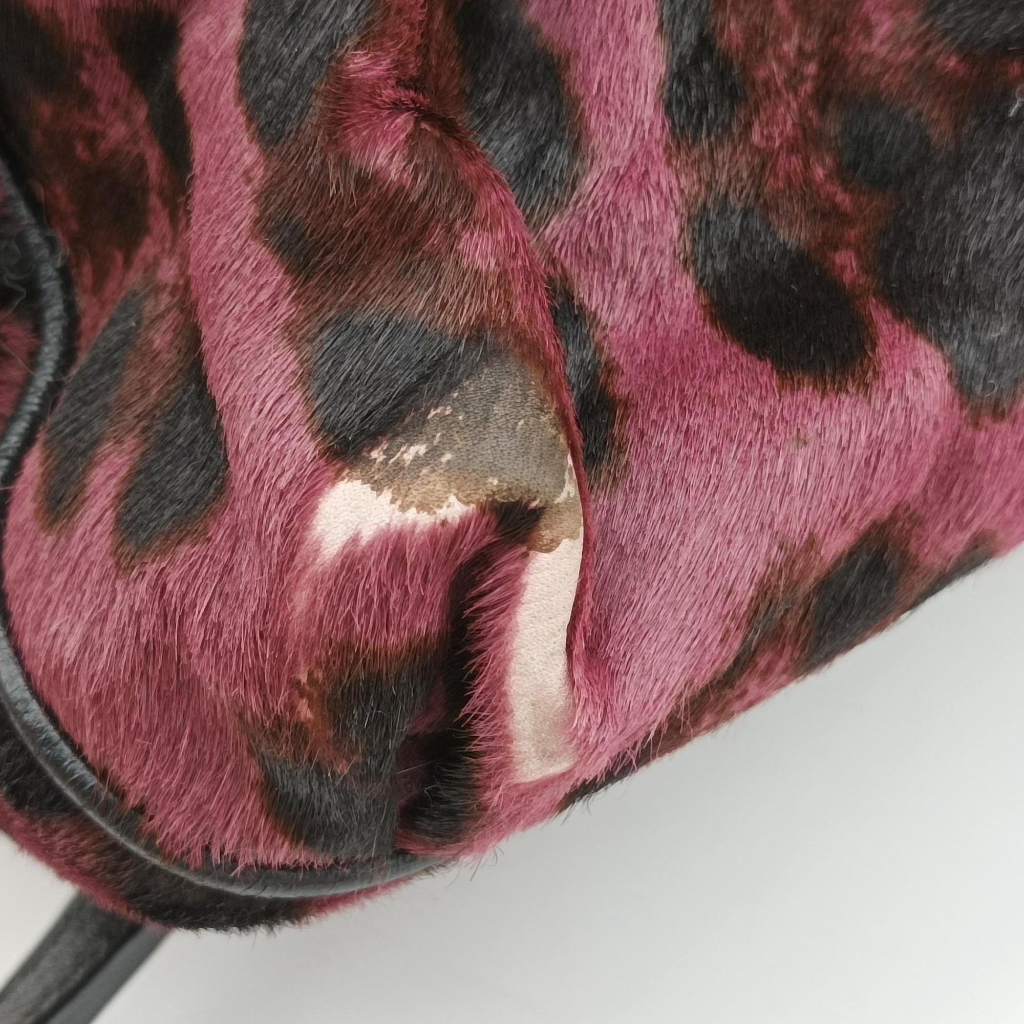 Leopard Print Purple × Multicolour ponyhair ヒョウ柄 パープル × マルチカラー ハラコ