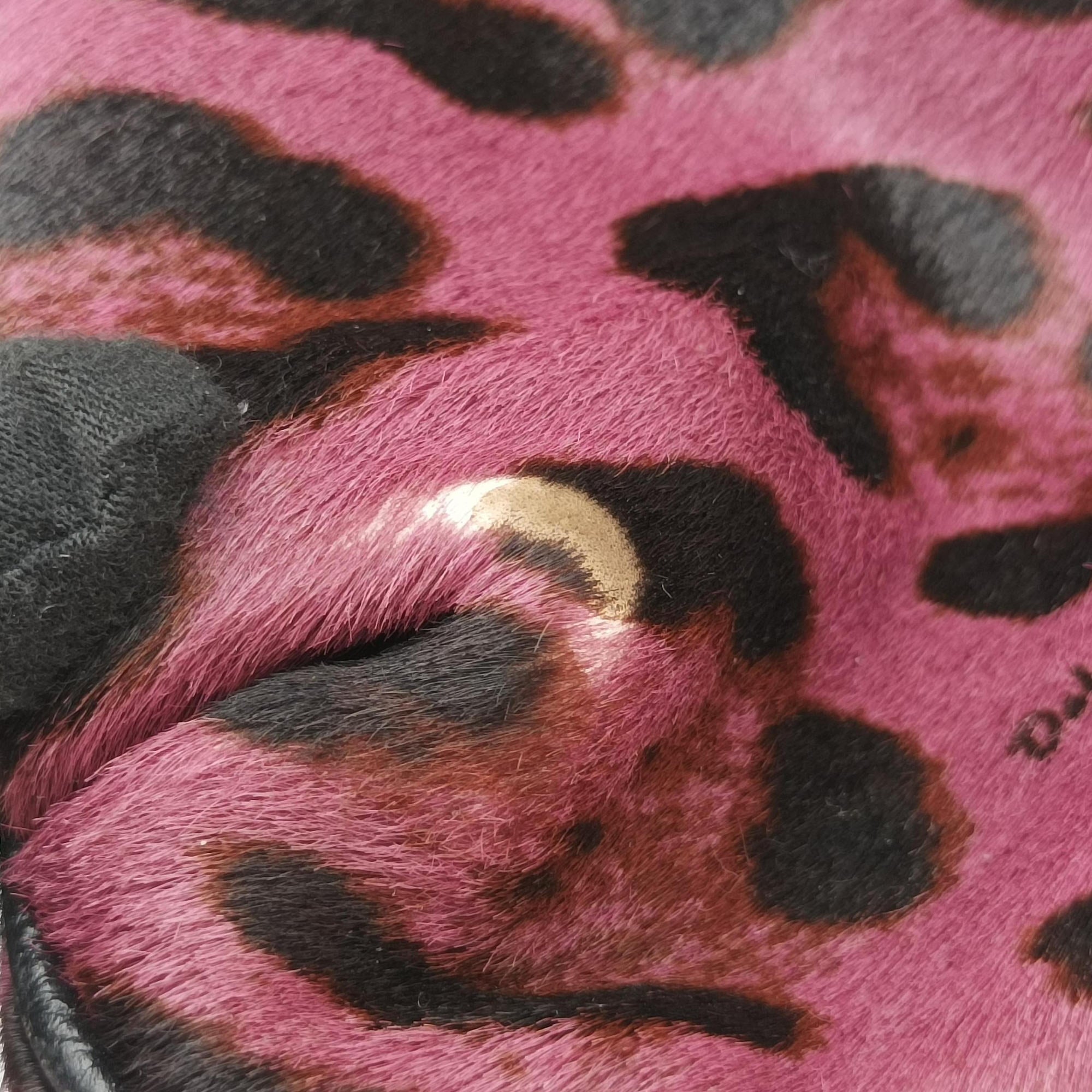 Leopard Print Purple × Multicolour ponyhair ヒョウ柄 パープル × マルチカラー ハラコ