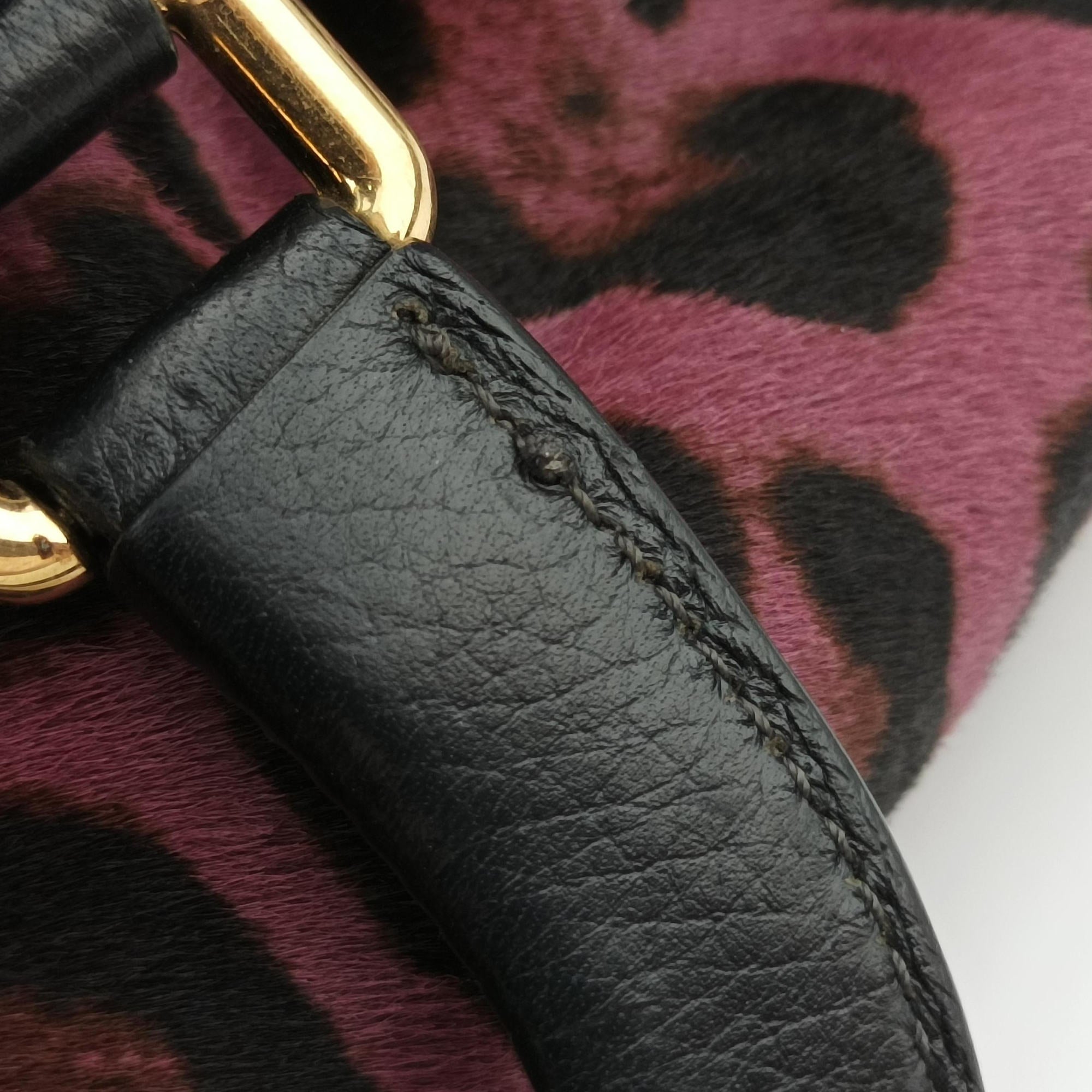 Leopard Print Purple × Multicolour ponyhair ヒョウ柄 パープル × マルチカラー ハラコ