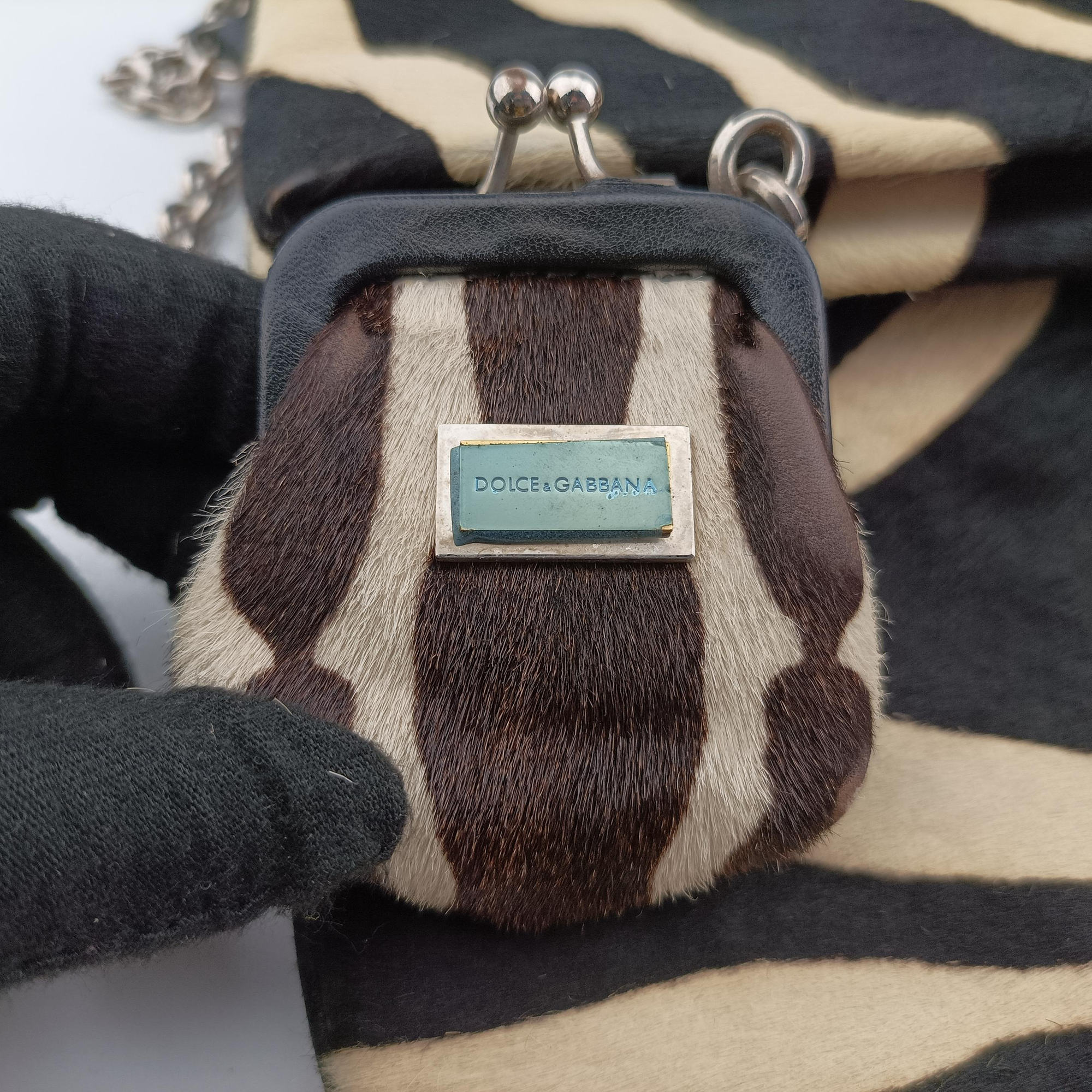 Zebra Print Black × White Ponyhair ゼブラ柄 ブラック × ホワイト ハラコ
