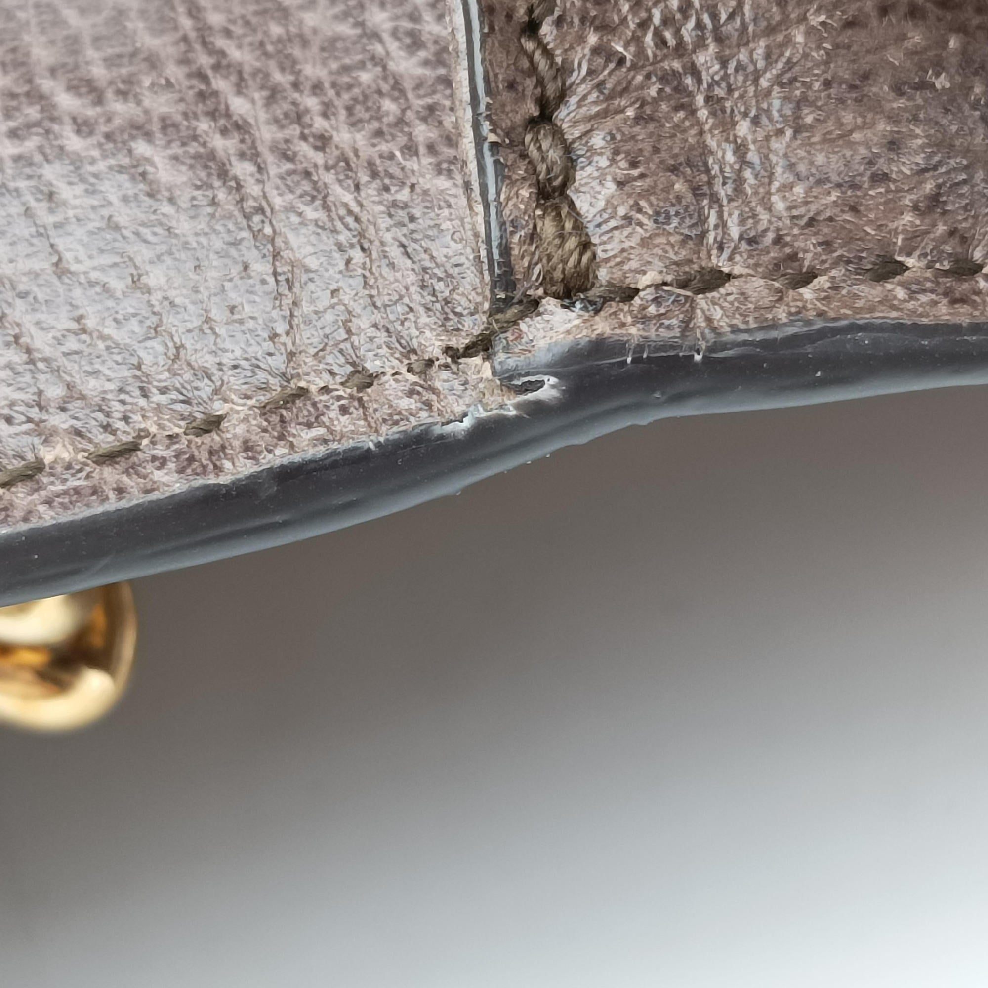 Padlock Brown PVC coated canvas 409487 C021107660パドロック ブラウン PVCコーティングキャンバス 409487 C021107660