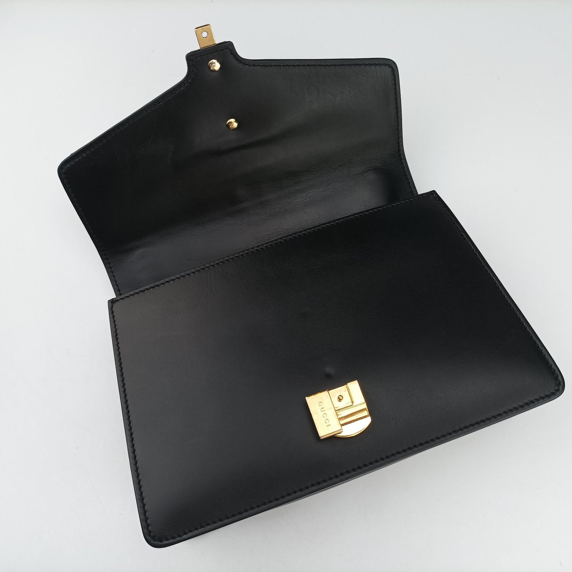 Sylvie Black Leather 421882 D021037629シルヴィ ブラック レザー 421882 D021037629