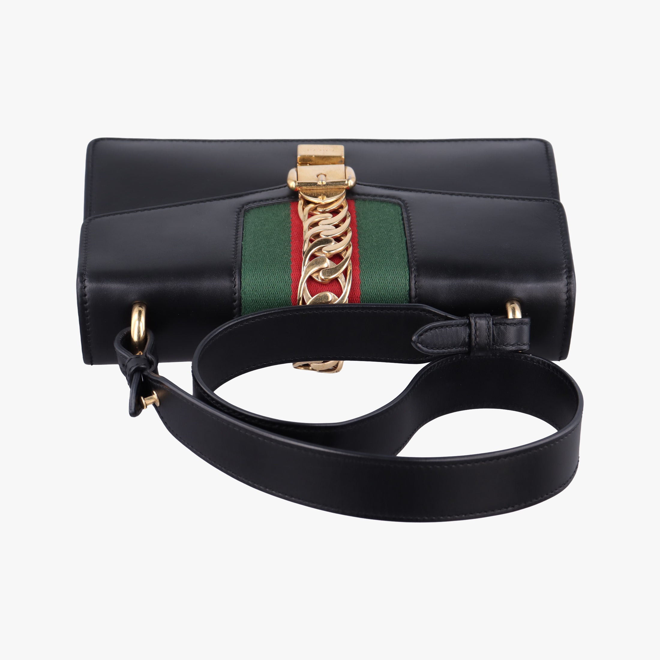 Sylvie Black Leather 421882 D021037629シルヴィ ブラック レザー 421882 D021037629