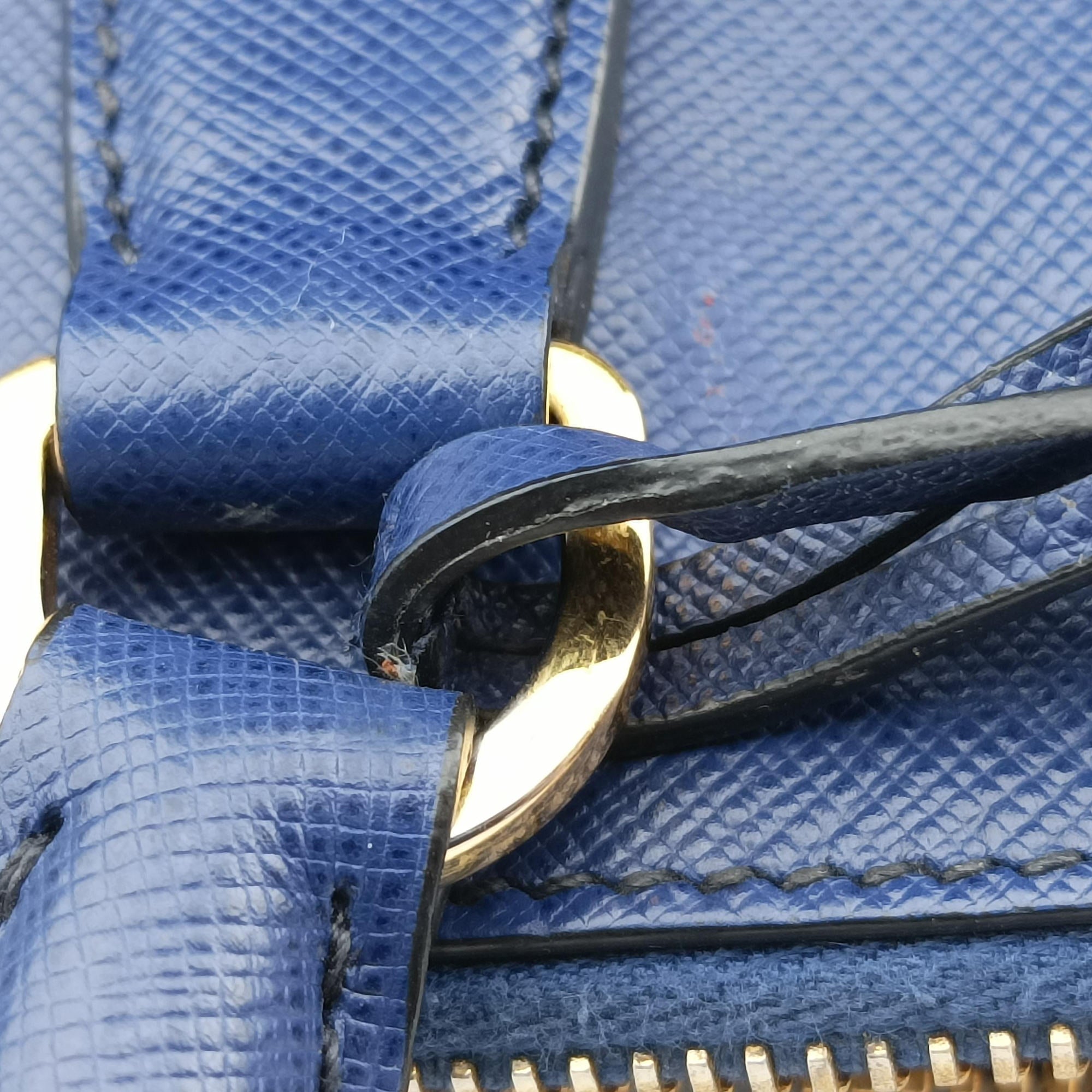 Galleria Blue SAFFIANO Leather BN2274 7 Lガレリア ブルー サフィアーノレザー BN2274 7 L
