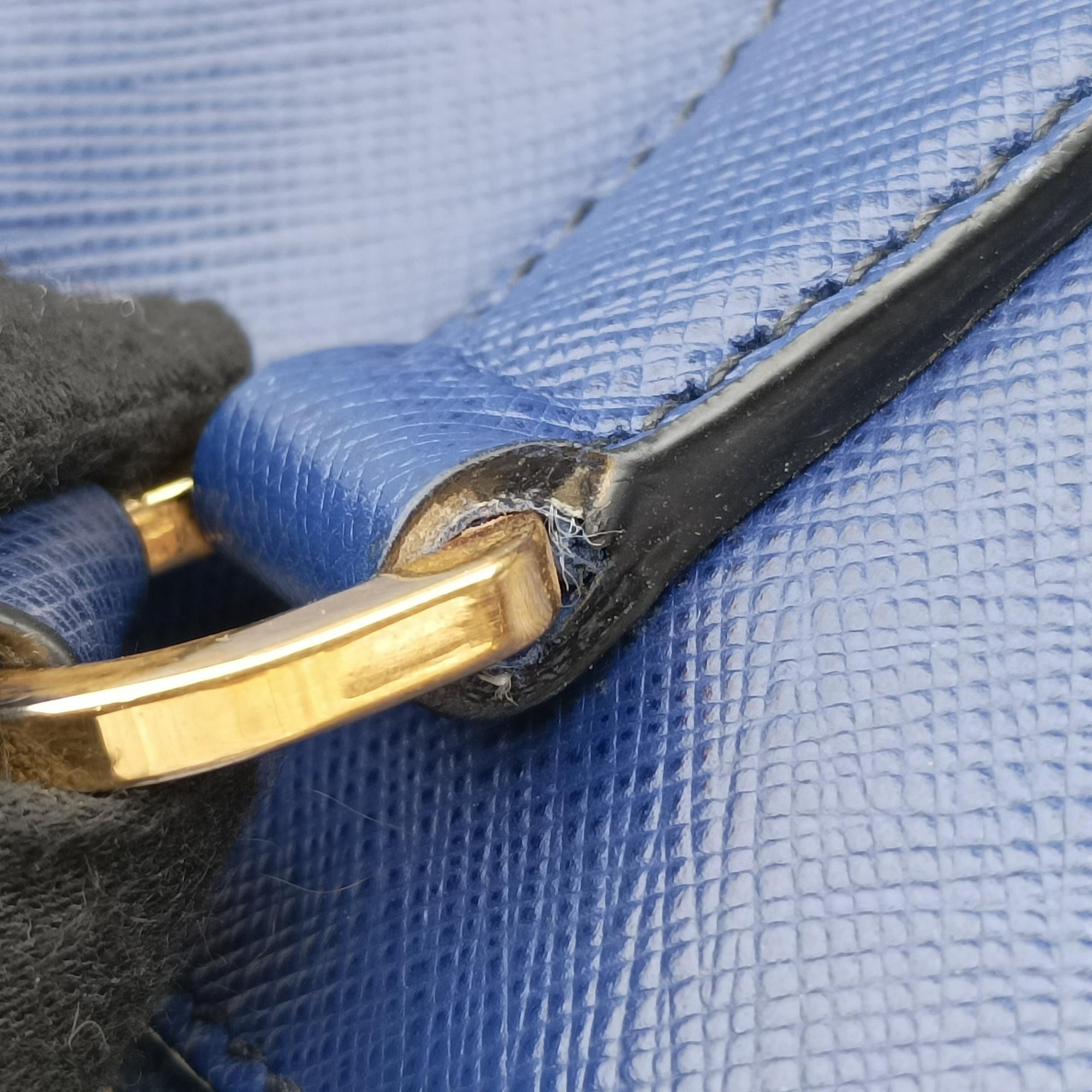 Galleria Blue SAFFIANO Leather BN2274 7 Lガレリア ブルー サフィアーノレザー BN2274 7 L