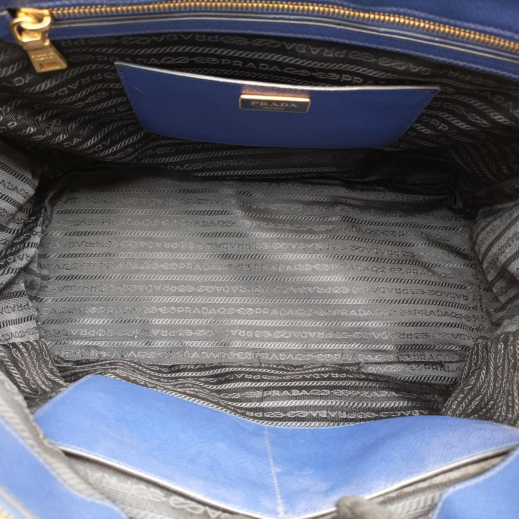 Galleria Blue SAFFIANO Leather BN2274 7 Lガレリア ブルー サフィアーノレザー BN2274 7 L