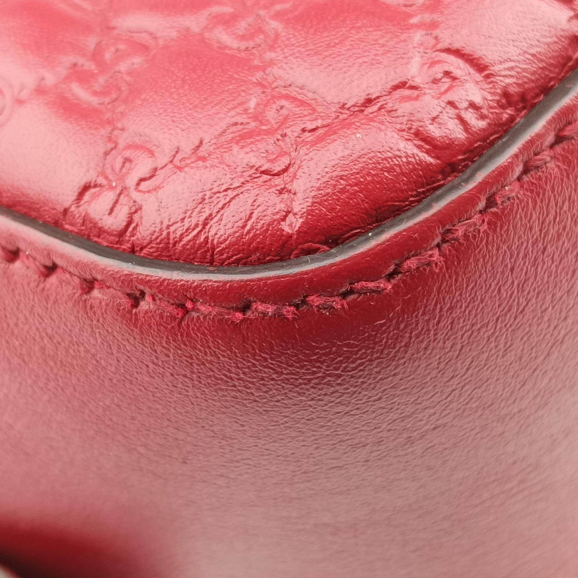 Microguccissima Red Leather 510289 E023878261マイクログッチシマ レッド レザー 510289 E023878261