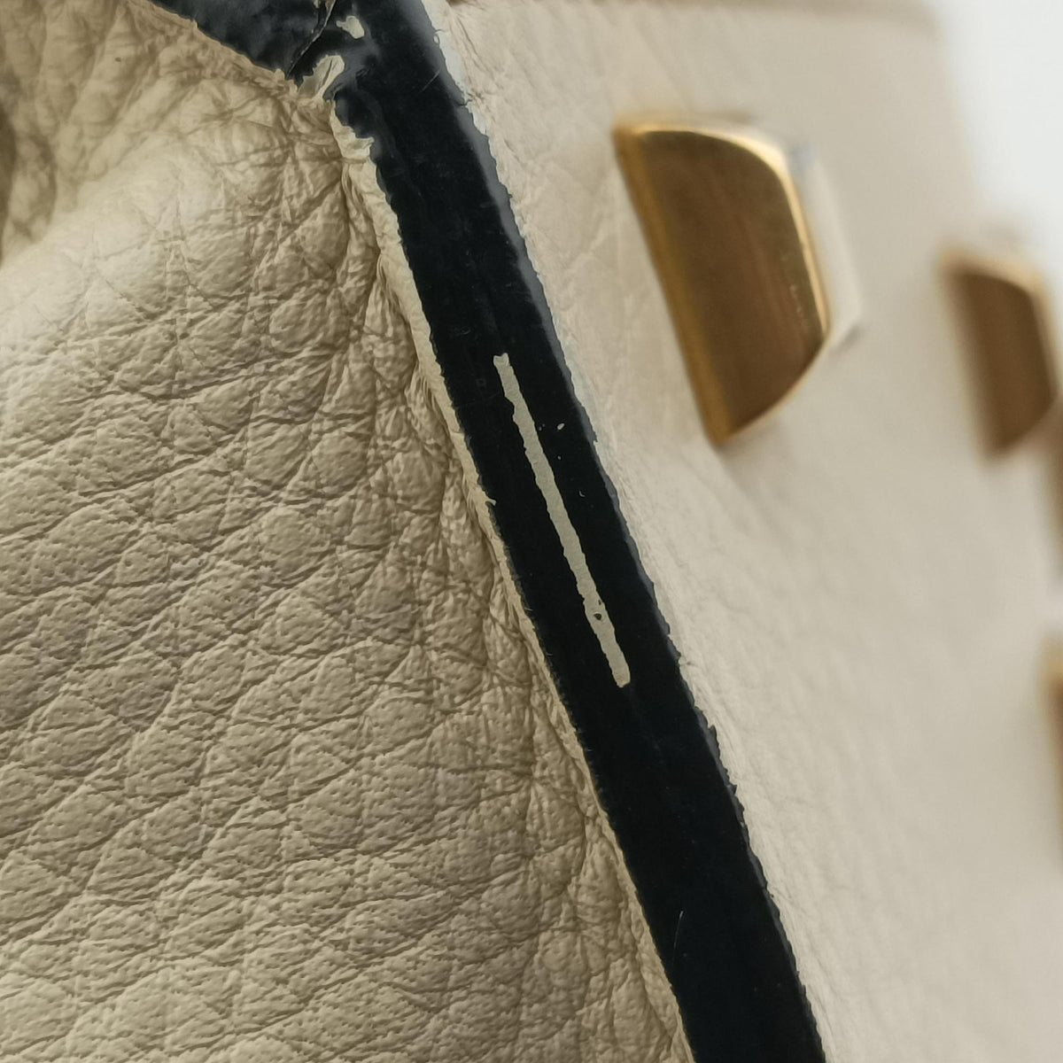 My Rockstud Rolling Flap Top Handle White Leather BL-K997VQ20マイ ロックスタッズ ローリング ホワイト レザー BL-K997VQ20