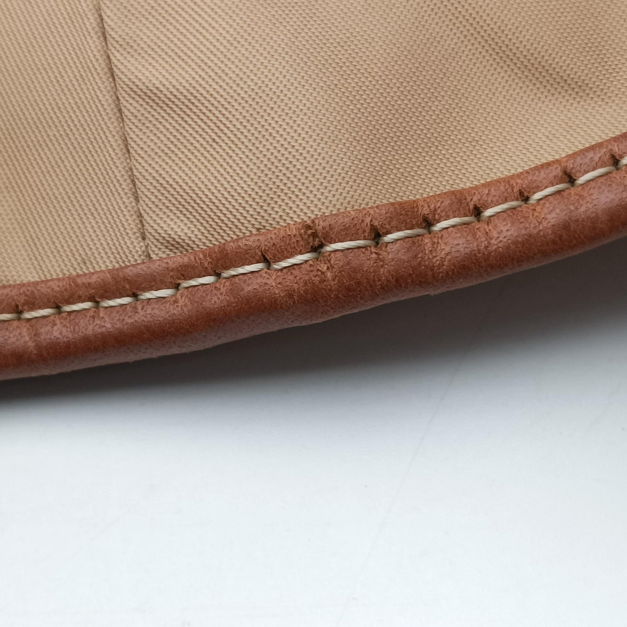 Romantique Trotter Beige x White x Pink PVC Coated Canvas x leather 01-RU-0037ロマンティック トロッター ベージュ×ホワイト×ピンク PVCコーティングキャンバスxレザー 01-RU-0037