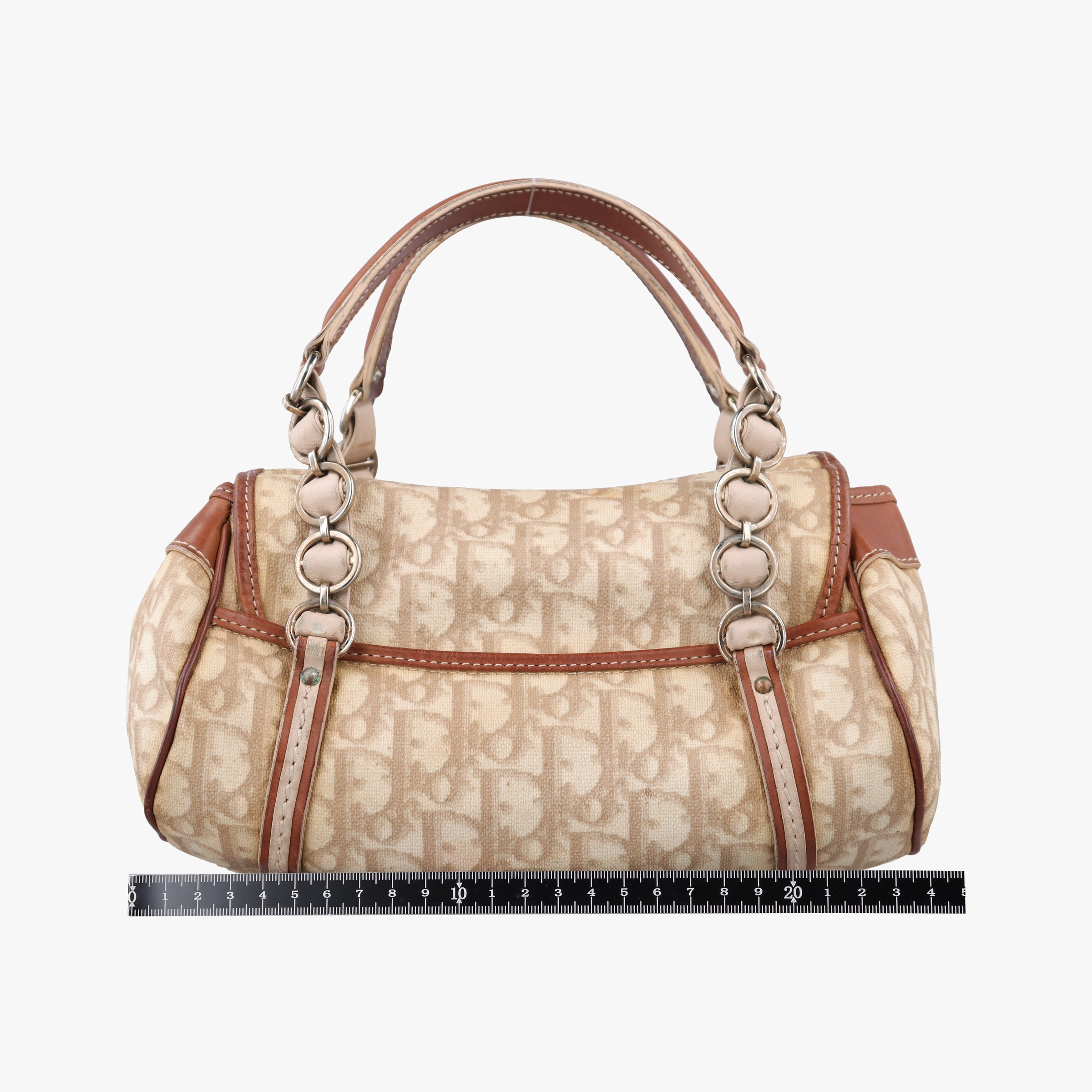 Romantique Trotter Beige x White x Pink PVC Coated Canvas x leather 01-RU-0037ロマンティック トロッター ベージュ×ホワイト×ピンク PVCコーティングキャンバスxレザー 01-RU-0037