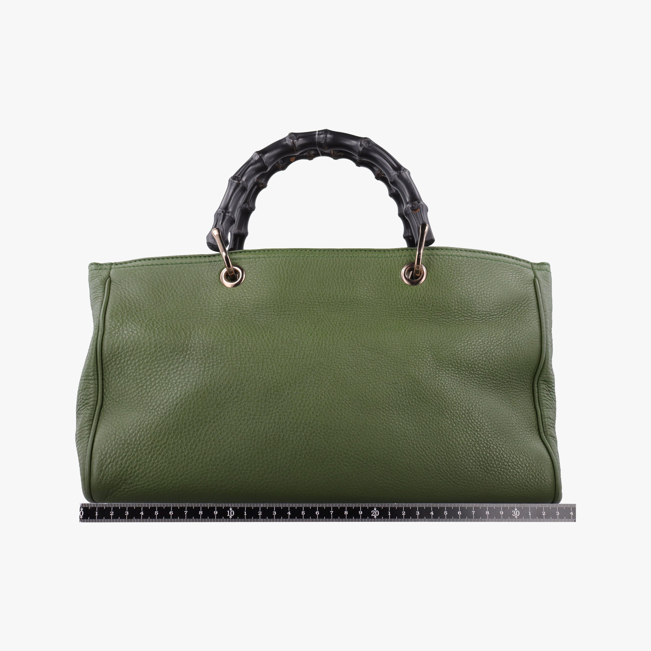 Bamboo Shopper Green Leather 323660 B015978648バンブーショッパー グリーン レザー 323660 B015978648