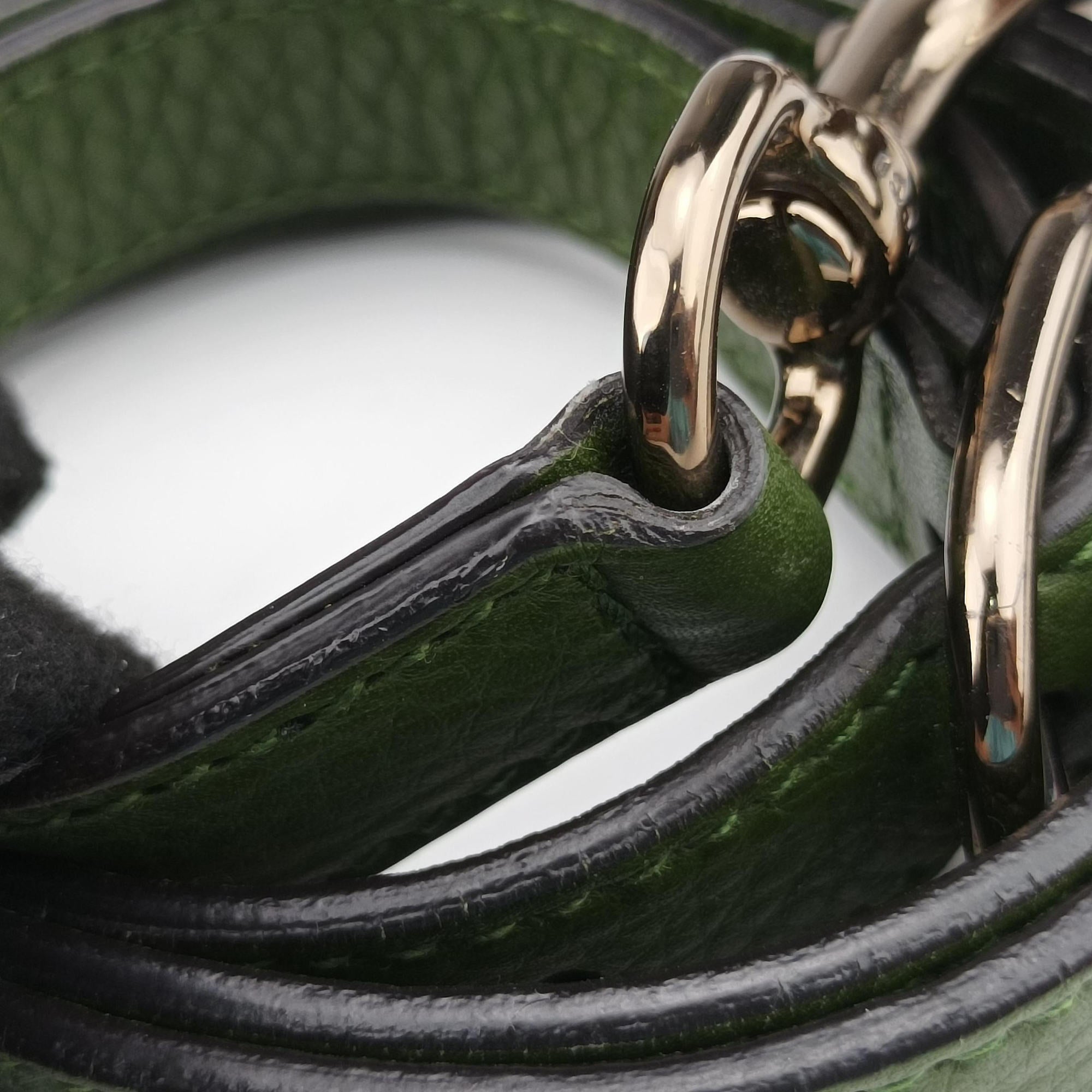 Bamboo Shopper Green Leather 323660 B015978648バンブーショッパー グリーン レザー 323660 B015978648
