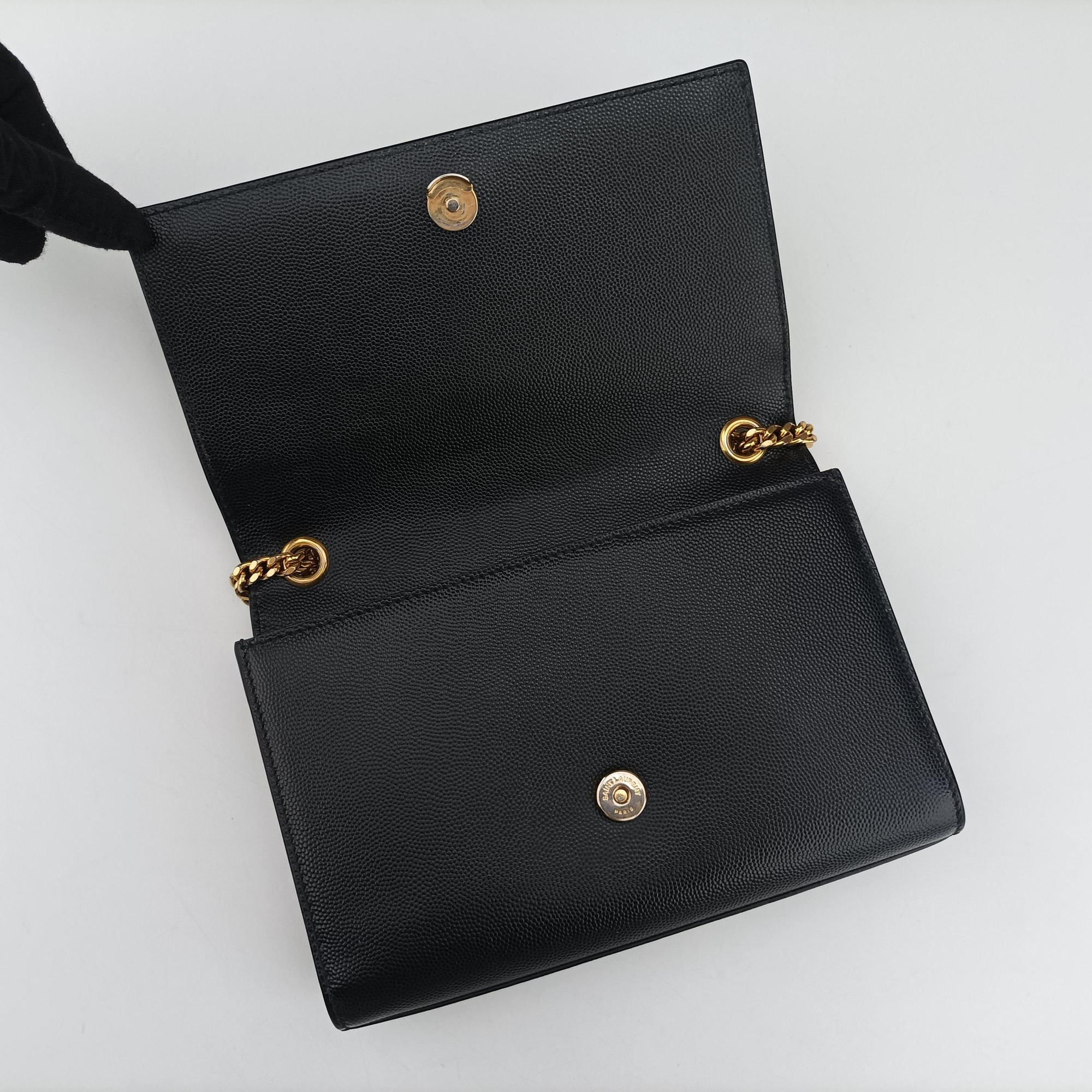 KATE Black Leather 469390 YSL469390.0721ケイト ブラック レザー 469390 YSL469390.0721