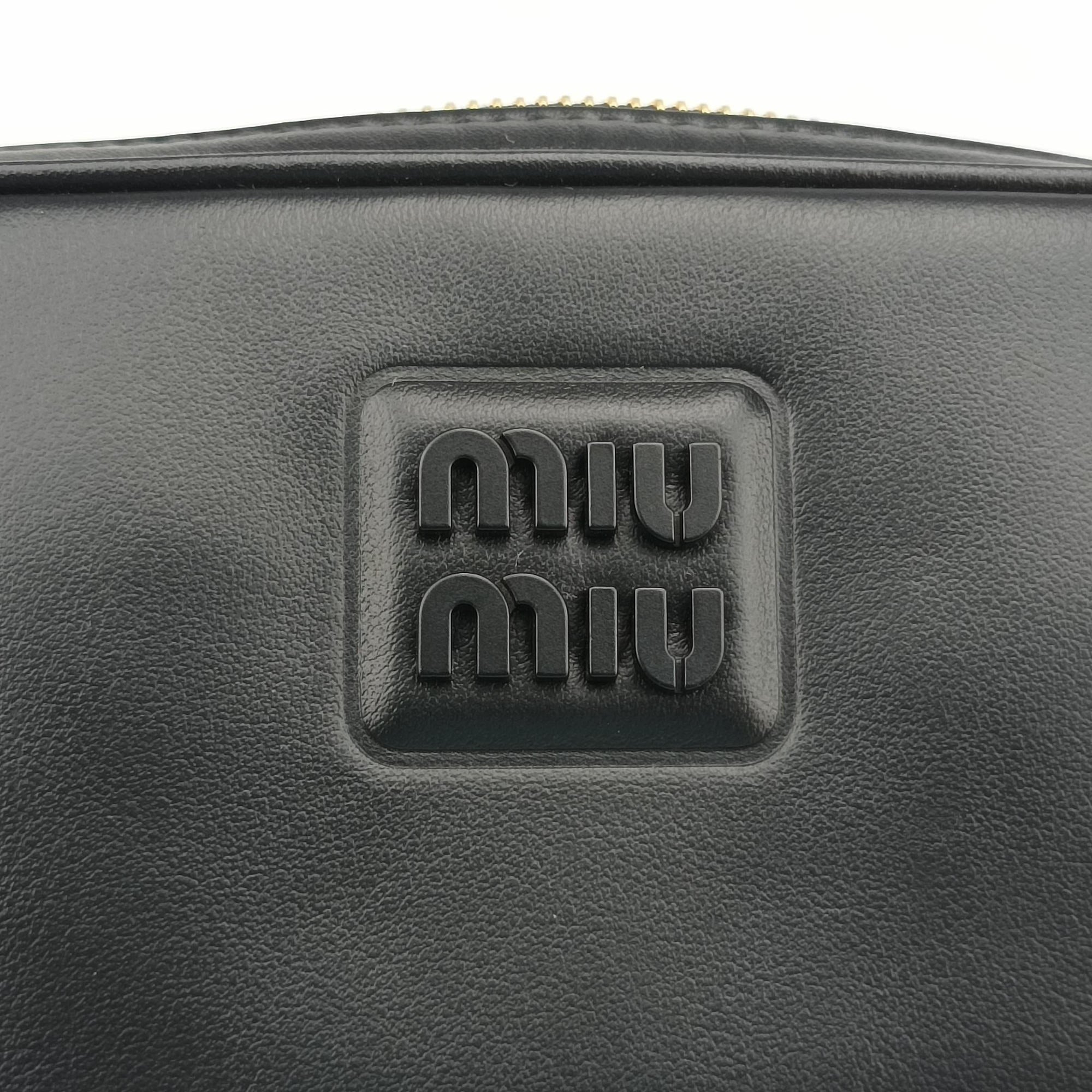 Logo belt Black leather DNP104ロゴベルト ブラック レザー DNP104