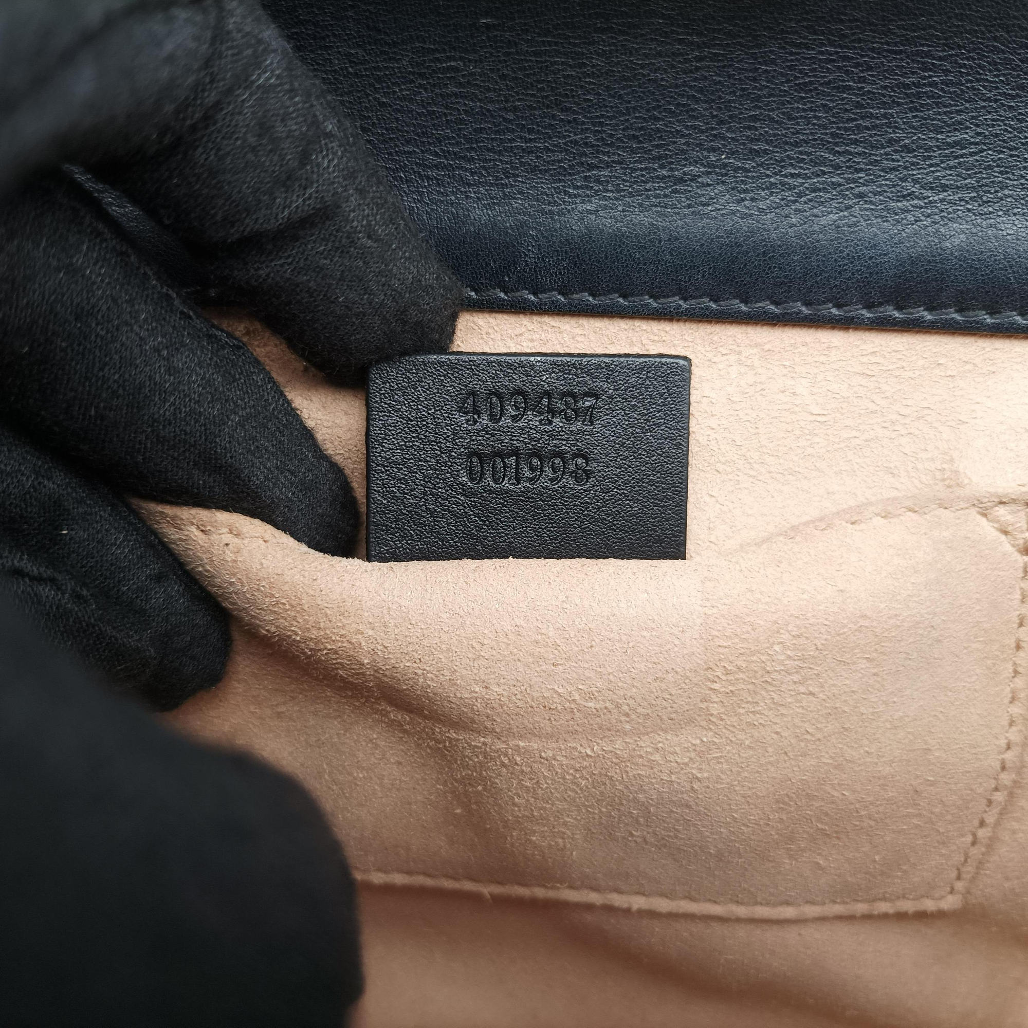 Padlock Beige x Black PVC coated canvas x leather 409487 D031718325パドロック ベージュxブラック PVCコーティングキャンバスxレザー 409487 D031718325