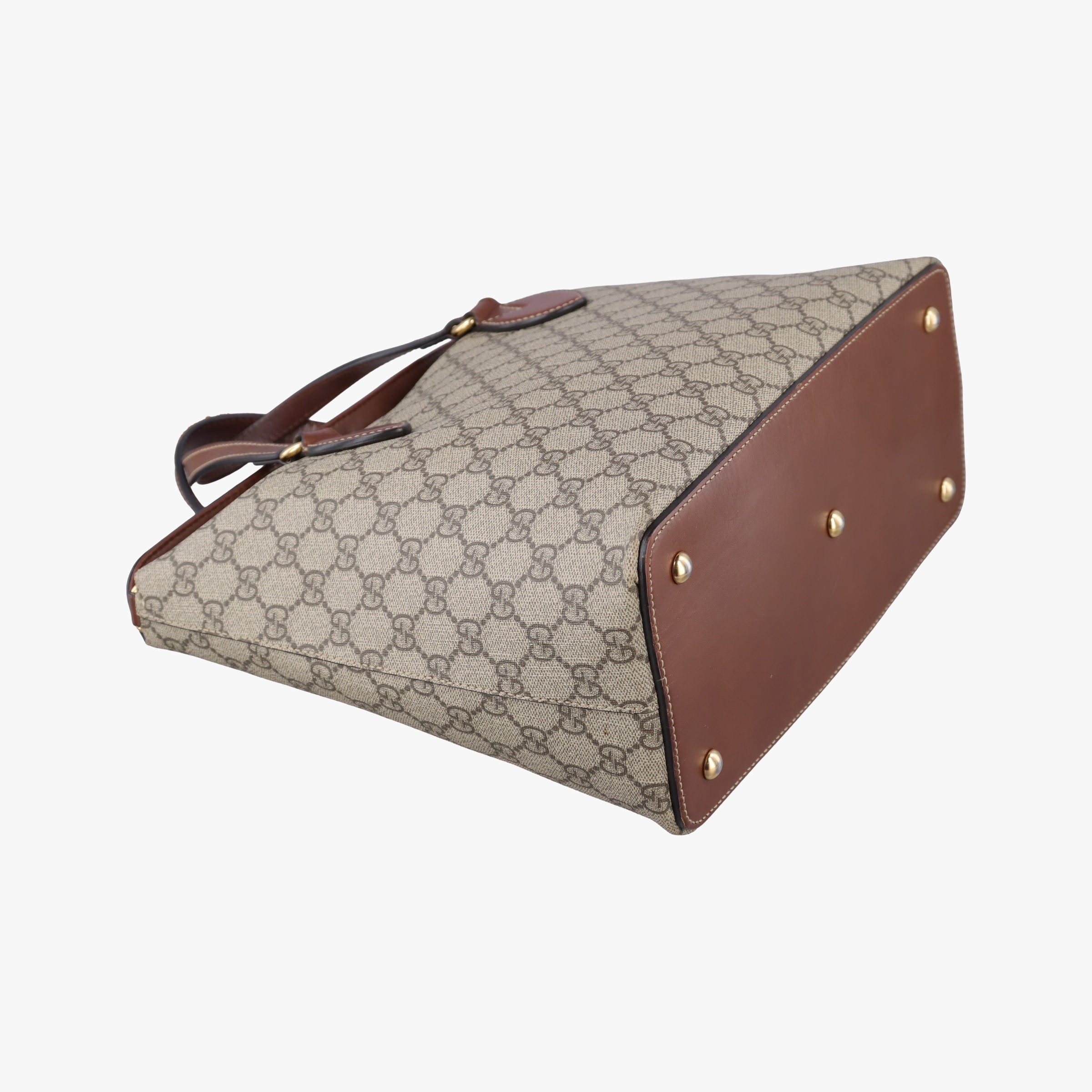 GG Blooms Brown PVC coated canvas 429147 G019926474GGブルームス ブラウン PVCコーティングキャンバス 429147 G019926474