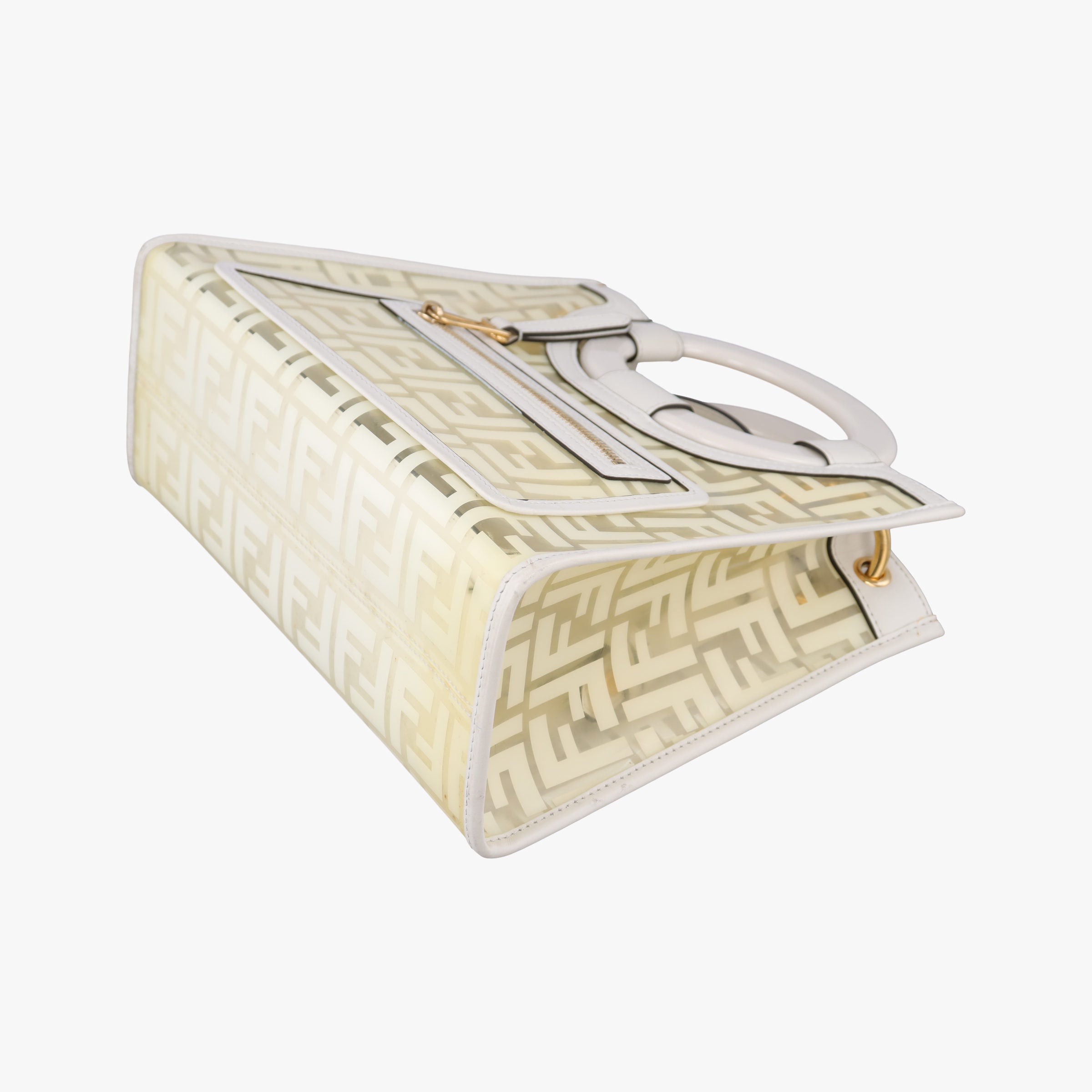 Runaway Shopper White PVC coated canvas×Leather 8BH353 8BH353-A7S0-196-0397ラナウェイ ショッパー ホワイト PVCコーティングキャンバス×レザー 8BH353 8BH353-A7S0-196-0397