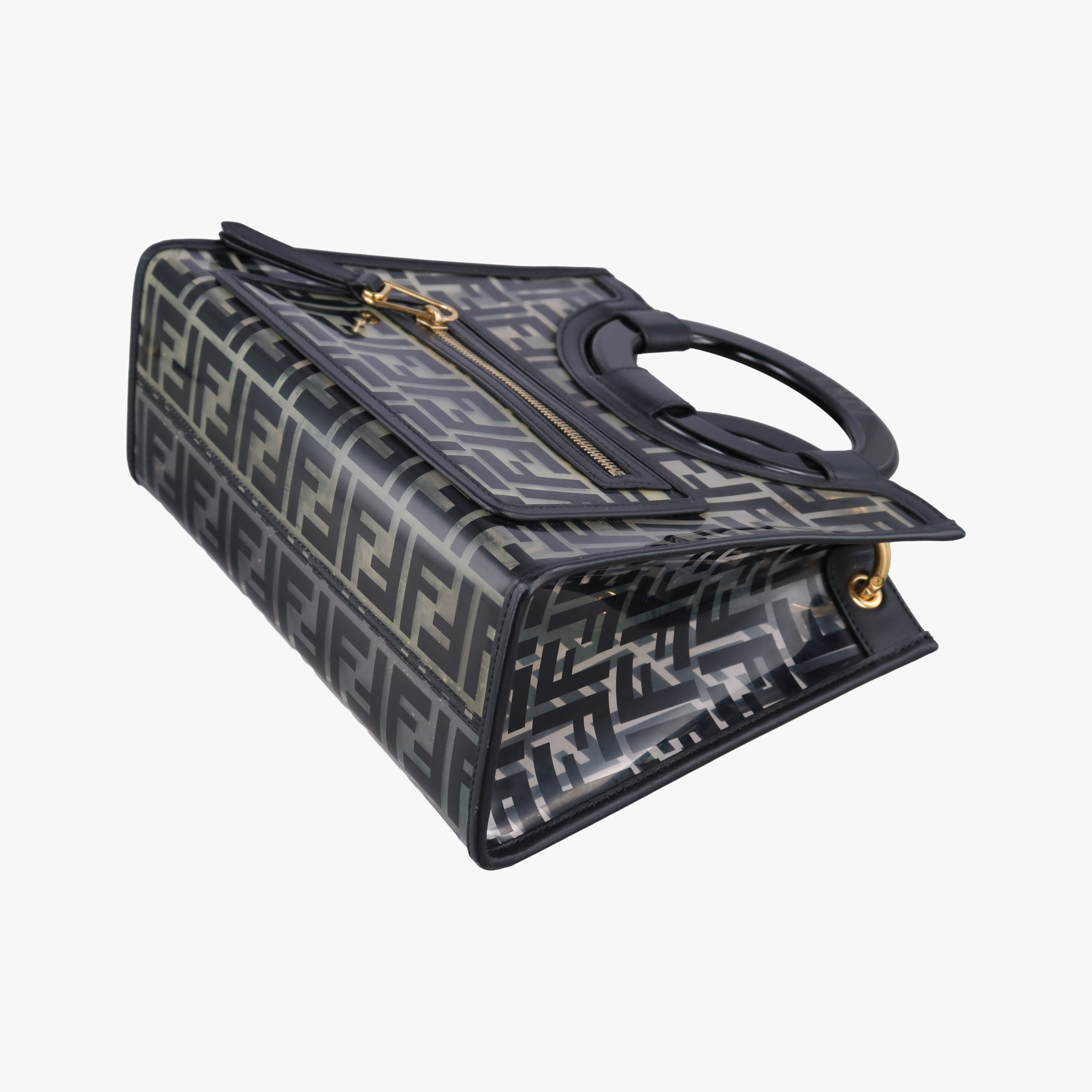 Runaway Shopper Black PVC Coated Canvas 8BH353 8BH353-A750-198-8762ラナウェイ ショッパー ブラック PVCコーティングキャンバス 8BH353 8BH353-A750-198-8762