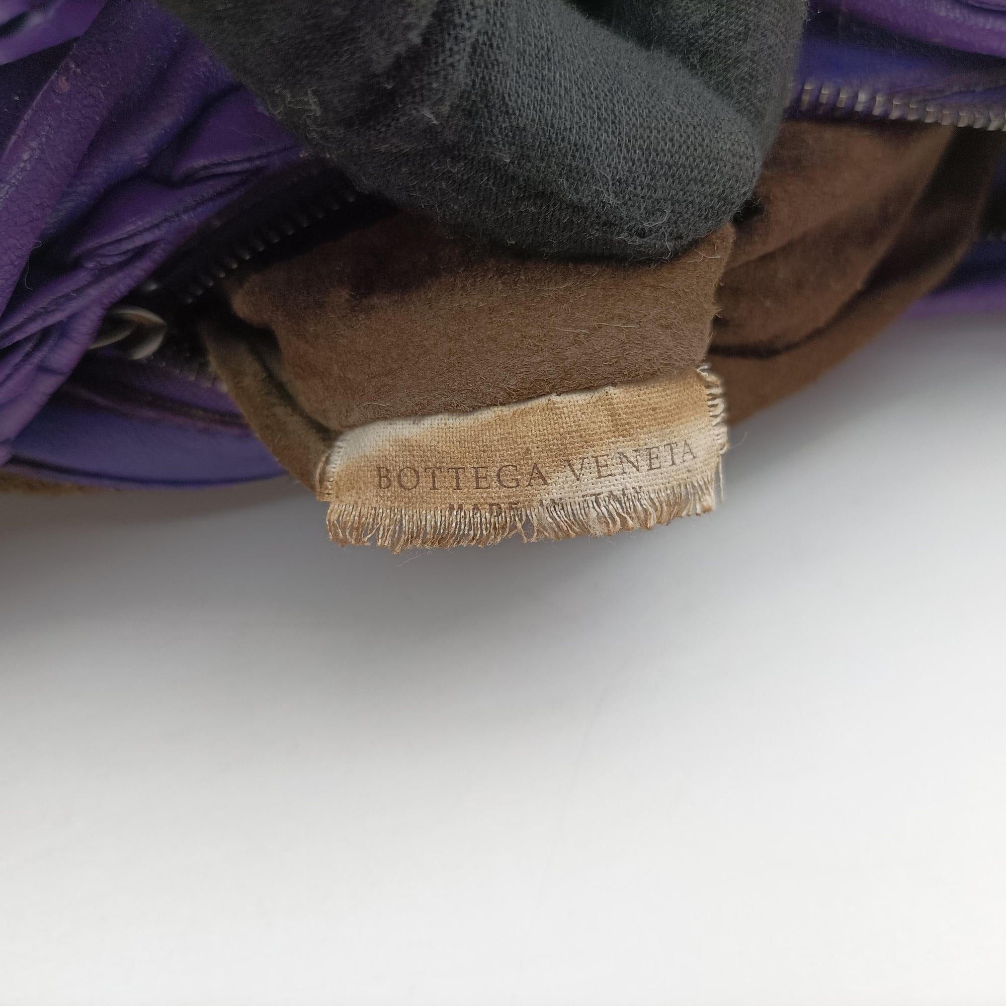 Intrecciato Purple lambskin B00792315Aイントレチャート パープル ラムスキン B00792315A