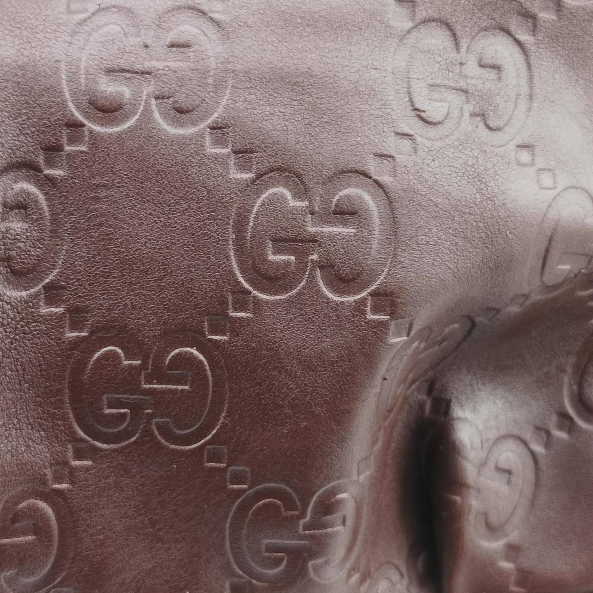 Guccissima Interlocking Icon Hobo Brown leather 223951 D4564821グッチッシマ インターロッキング アイコン ホーボー ブラウン レザー 223951 D4564821