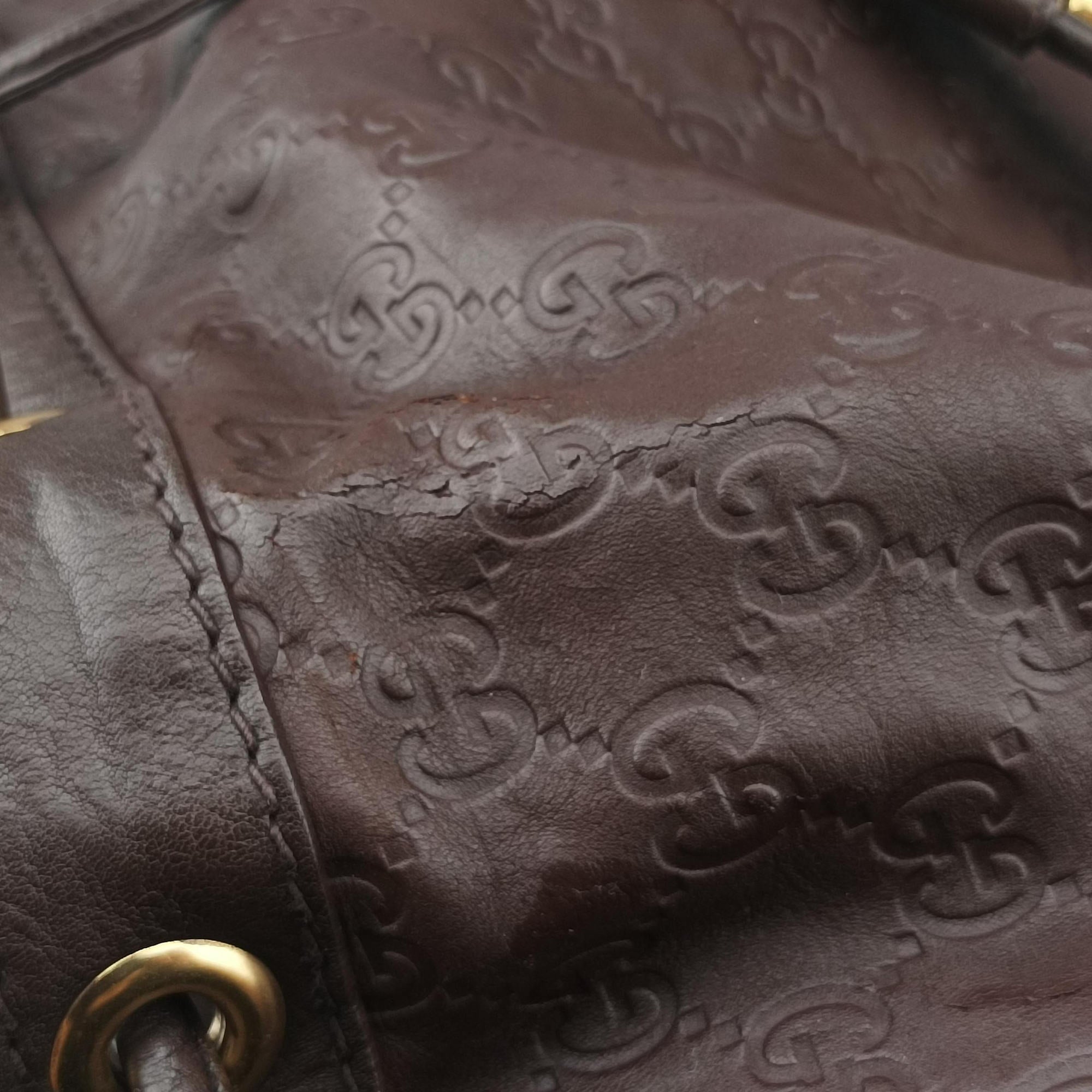 Guccissima Interlocking Icon Hobo Brown leather 223951 D4564821グッチッシマ インターロッキング アイコン ホーボー ブラウン レザー 223951 D4564821