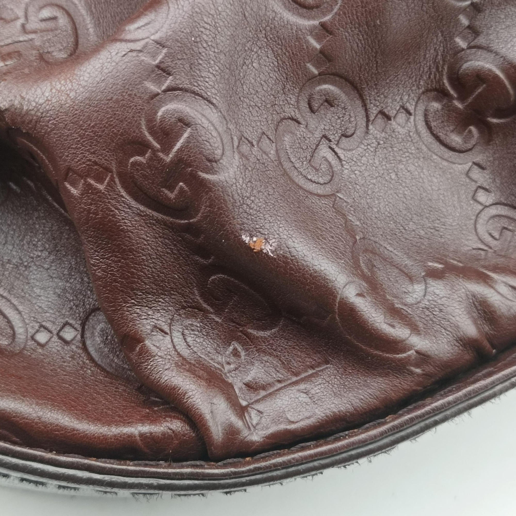 Guccissima Interlocking Icon Hobo Brown leather 223951 D4564821グッチッシマ インターロッキング アイコン ホーボー ブラウン レザー 223951 D4564821