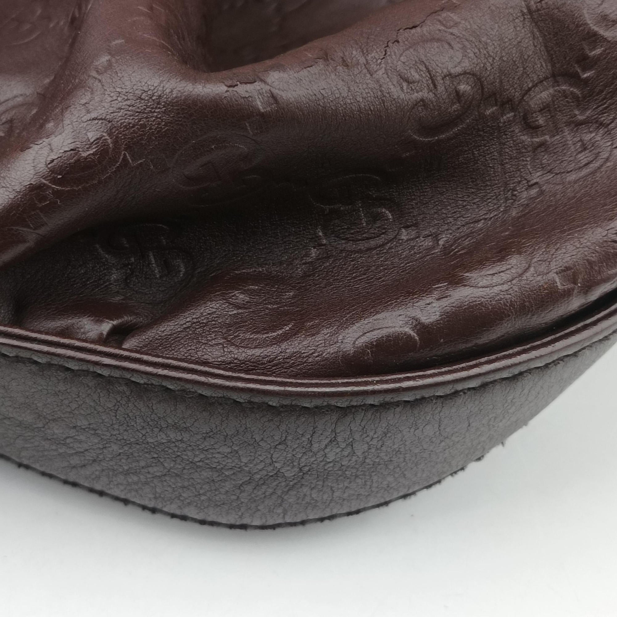 Guccissima Interlocking Icon Hobo Brown leather 223951 D4564821グッチッシマ インターロッキング アイコン ホーボー ブラウン レザー 223951 D4564821