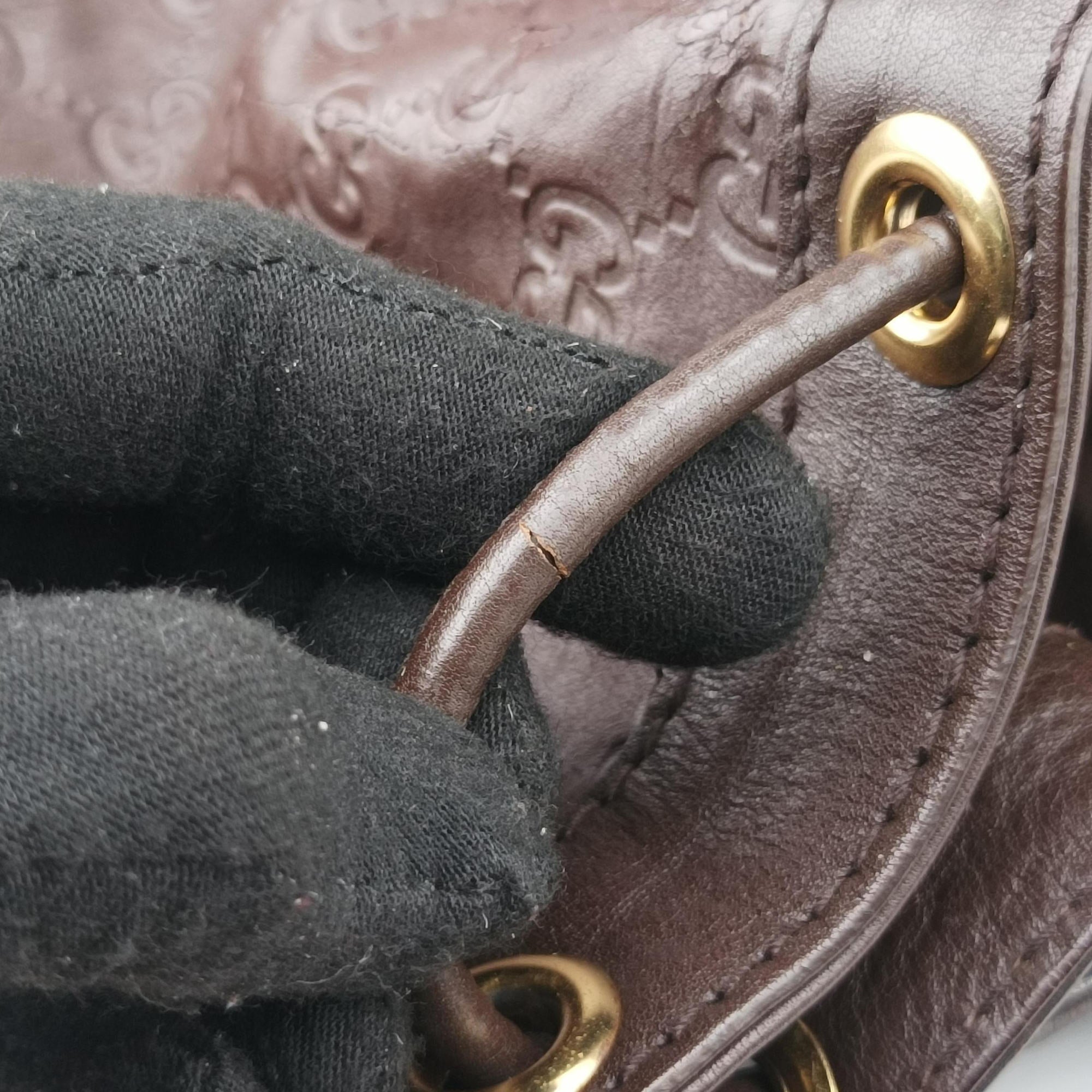 Guccissima Interlocking Icon Hobo Brown leather 223951 D4564821グッチッシマ インターロッキング アイコン ホーボー ブラウン レザー 223951 D4564821