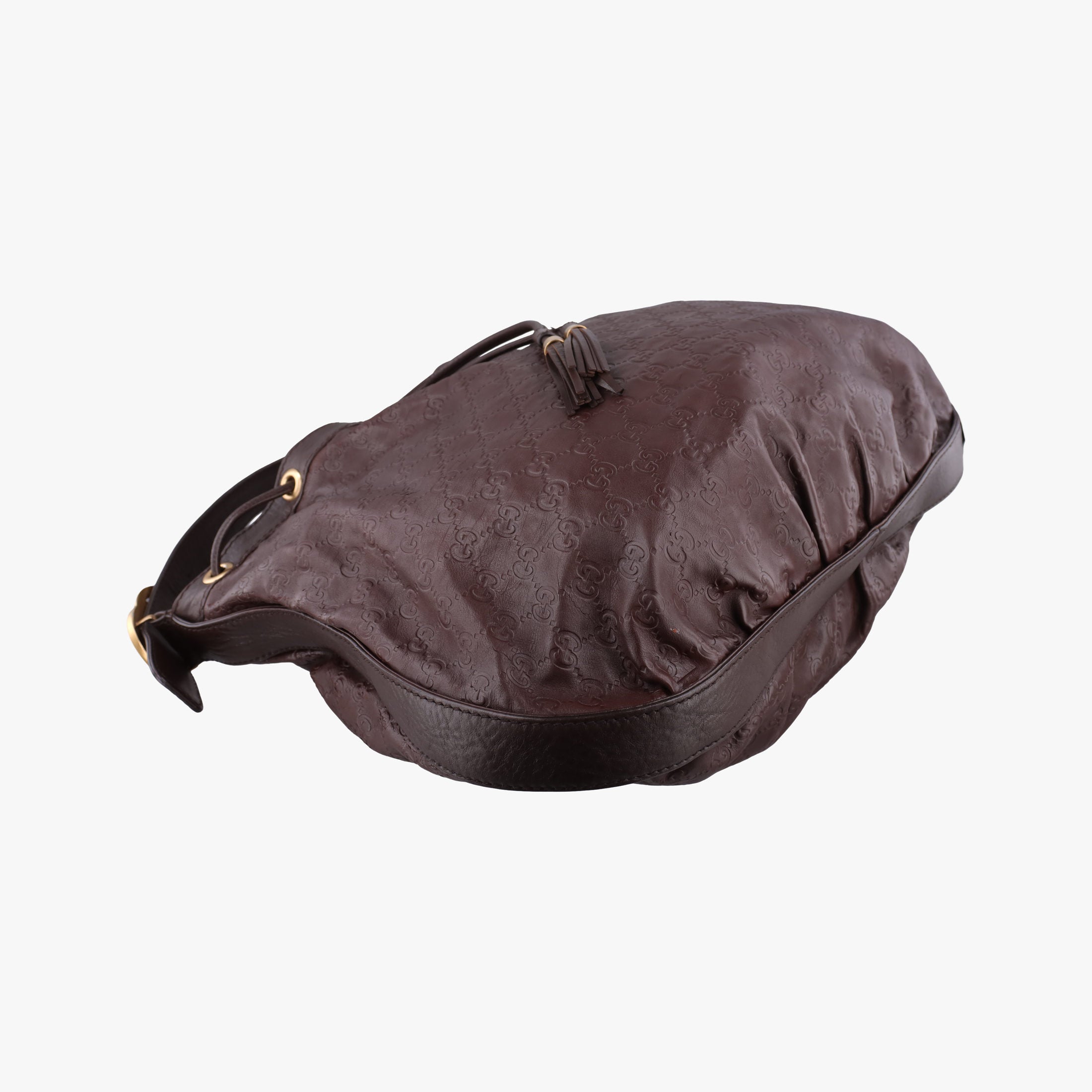Guccissima Interlocking Icon Hobo Brown leather 223951 D4564821グッチッシマ インターロッキング アイコン ホーボー ブラウン レザー 223951 D4564821