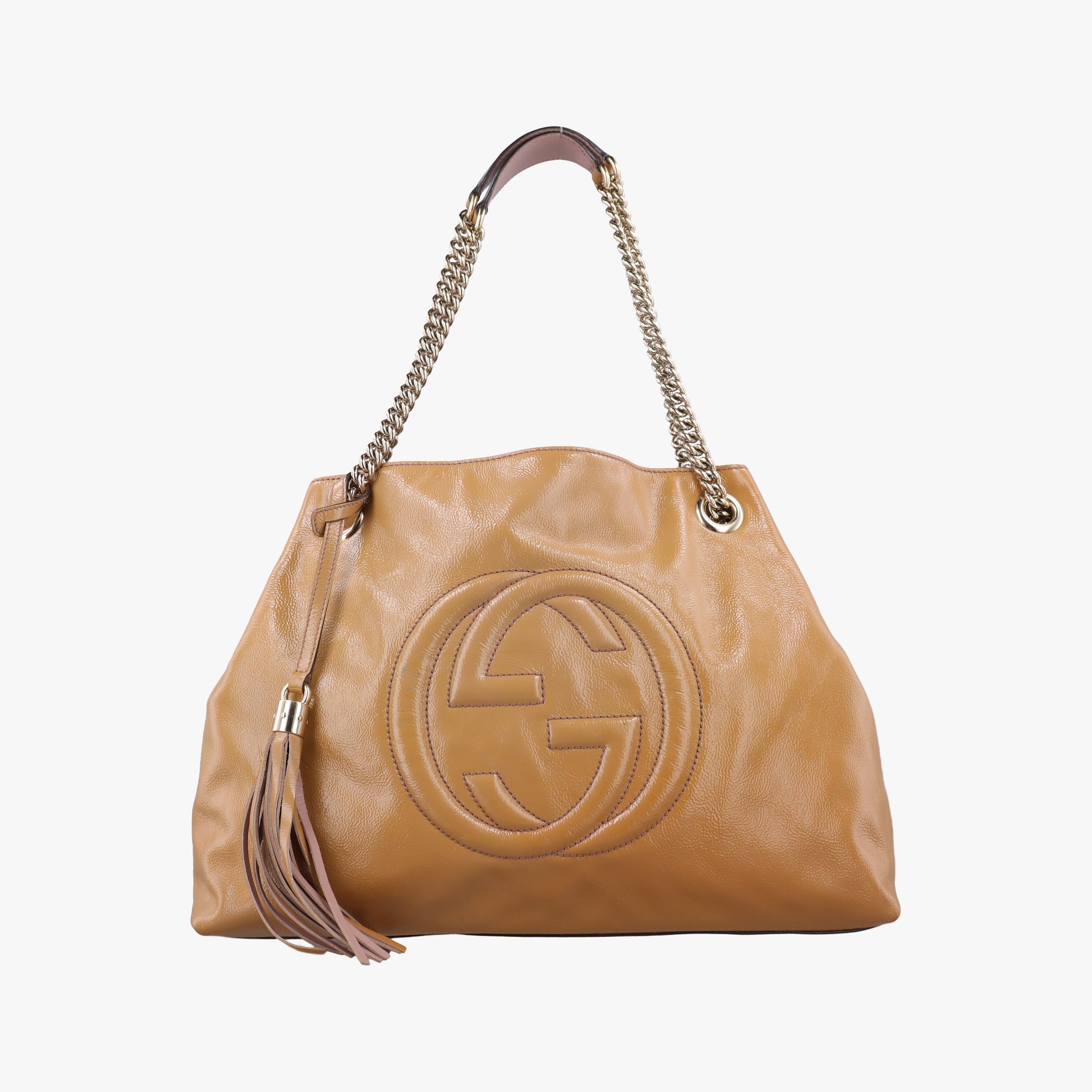 Soho Beige Patent Leather 308982 G015802398ソーホー ベージュ パテント 308982 G015802398