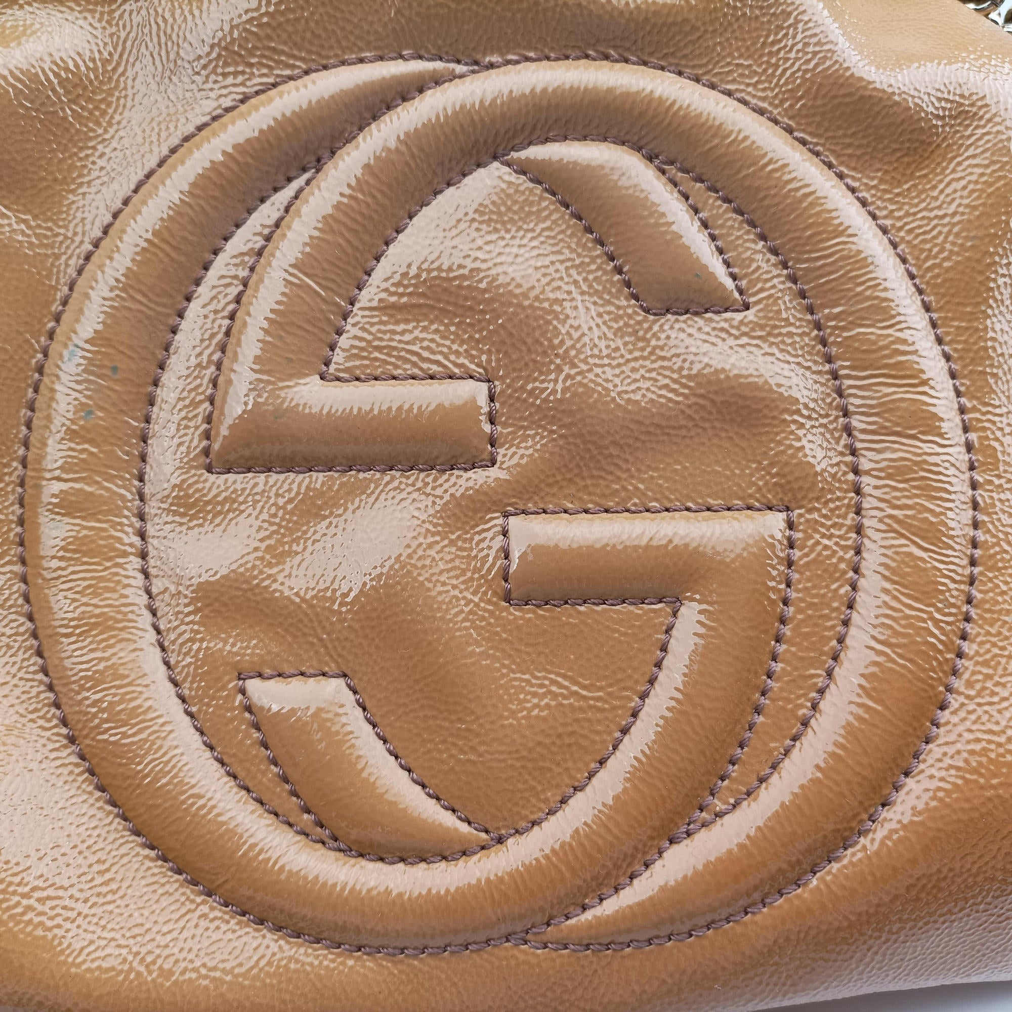 Soho Beige Patent Leather 308982 G015802398ソーホー ベージュ パテント 308982 G015802398