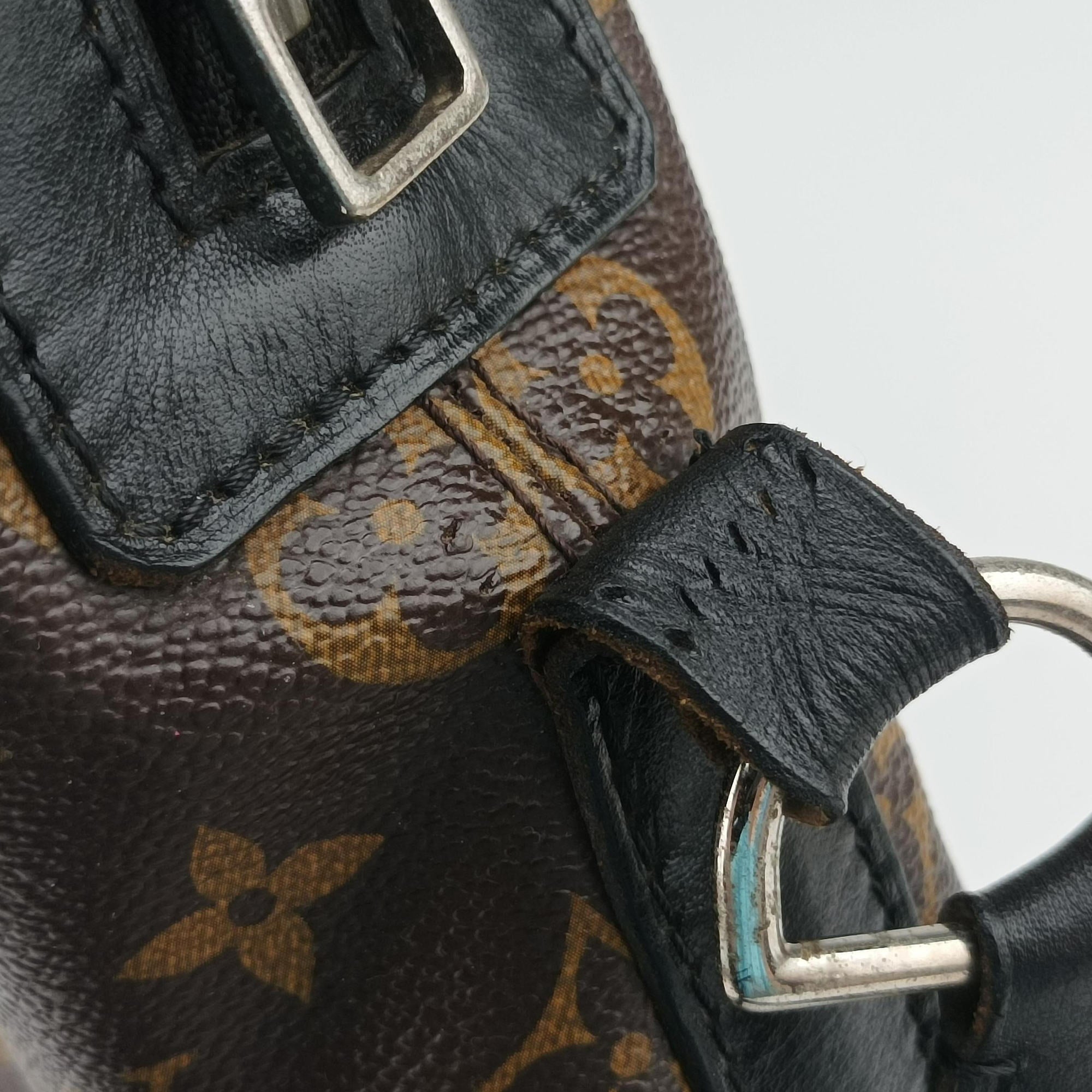 TORRES Brown×black Monogram Macassar×calf leather M40387 SR1121トーレス モノグラム/ブラウン×ブラック モノグラムマカサー×カーフレザー M40387 SR1121