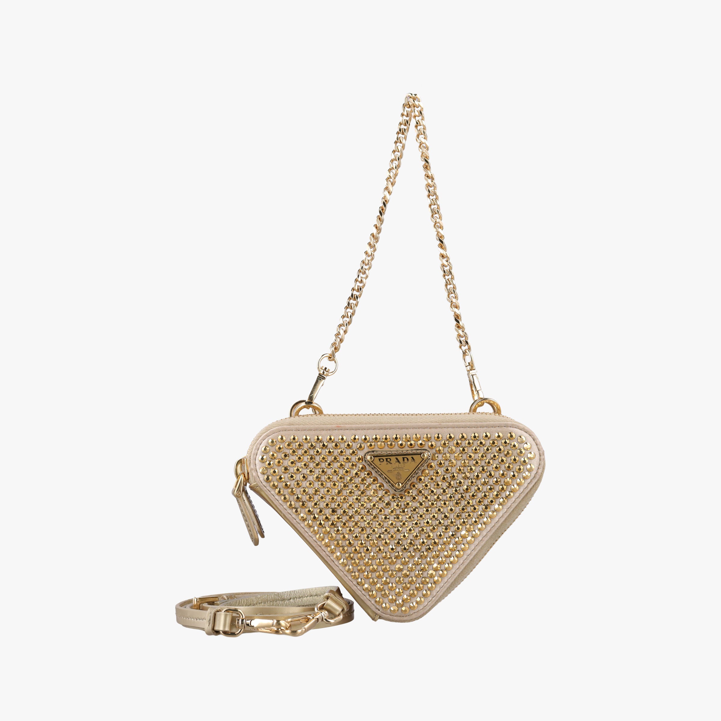 Triangle Crystal Golden Leather 1NR015 234トライアングル ゴールド レザー 1NR015 234